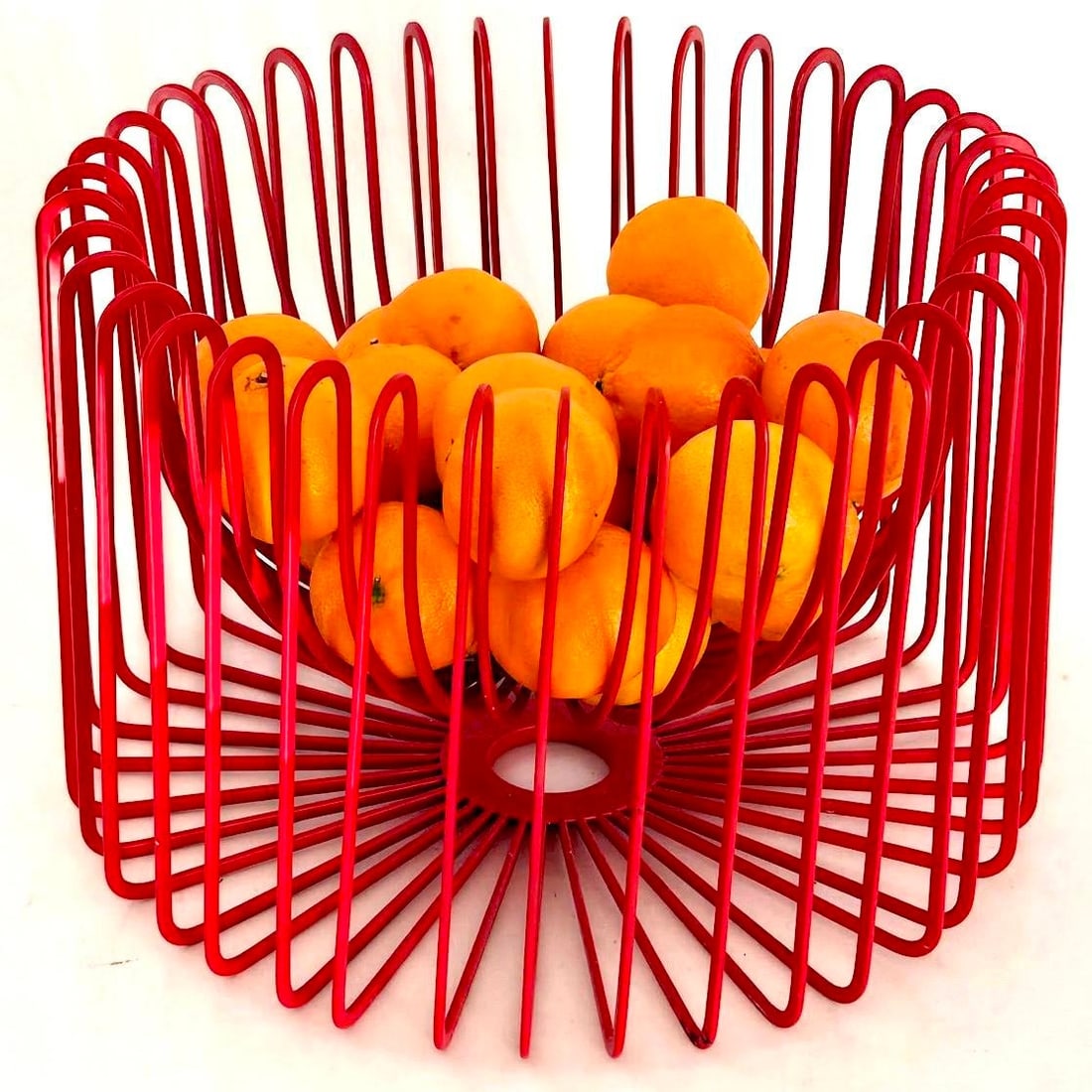 1990's Scandinavian Modern Red Fruit/Centerpiece Bowl Designed by Ehlen Johansson - 10