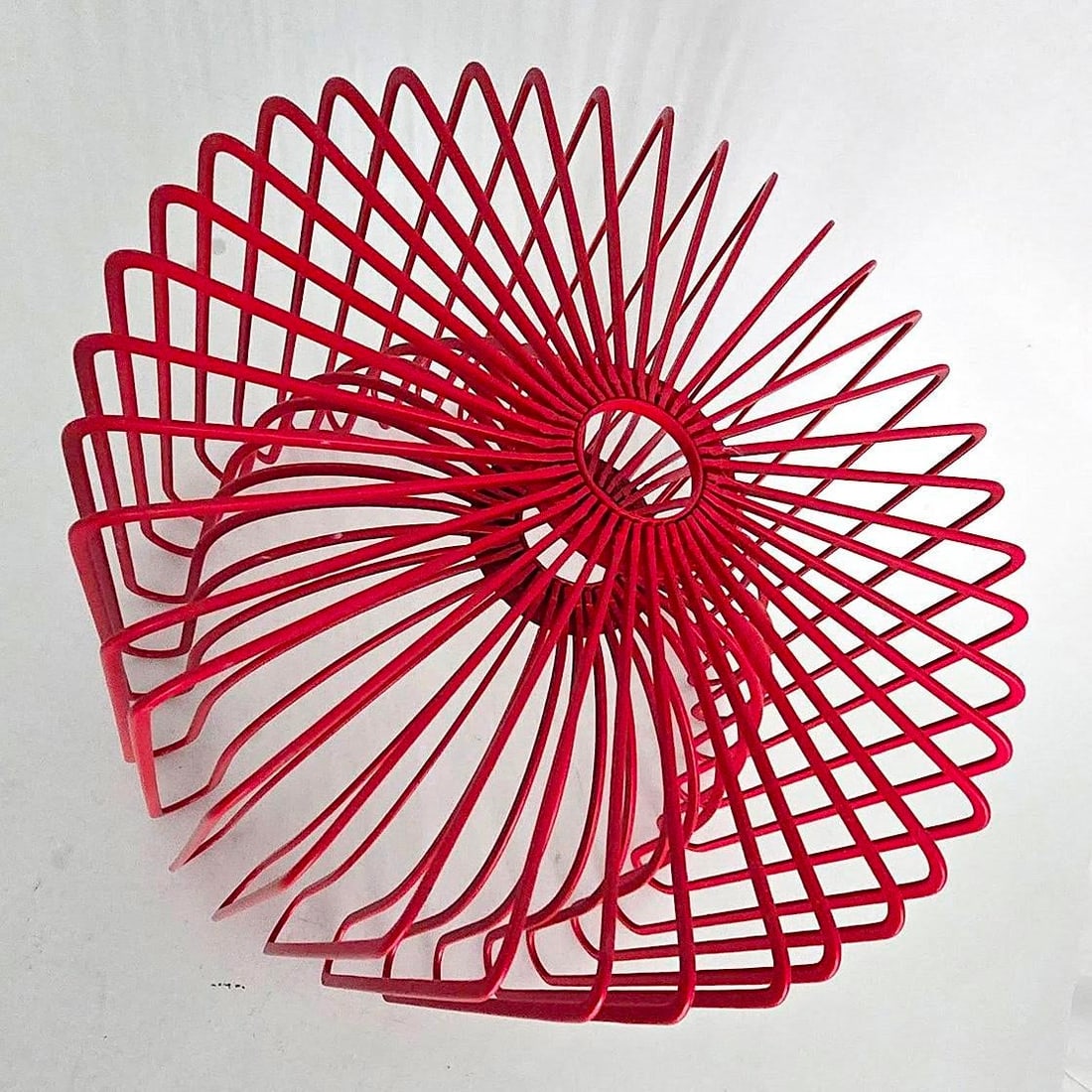 1990's Scandinavian Modern Red Fruit/Centerpiece Bowl Designed by Ehlen Johansson - 13