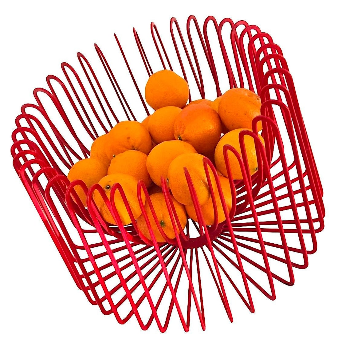 1990's Scandinavian Modern Red Fruit/Centerpiece Bowl Designed by Ehlen Johansson - 2