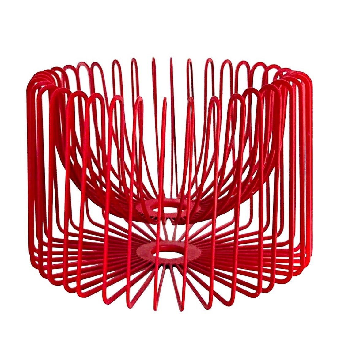 1990's Scandinavian Modern Red Fruit/Centerpiece Bowl Designed by Ehlen Johansson - 6