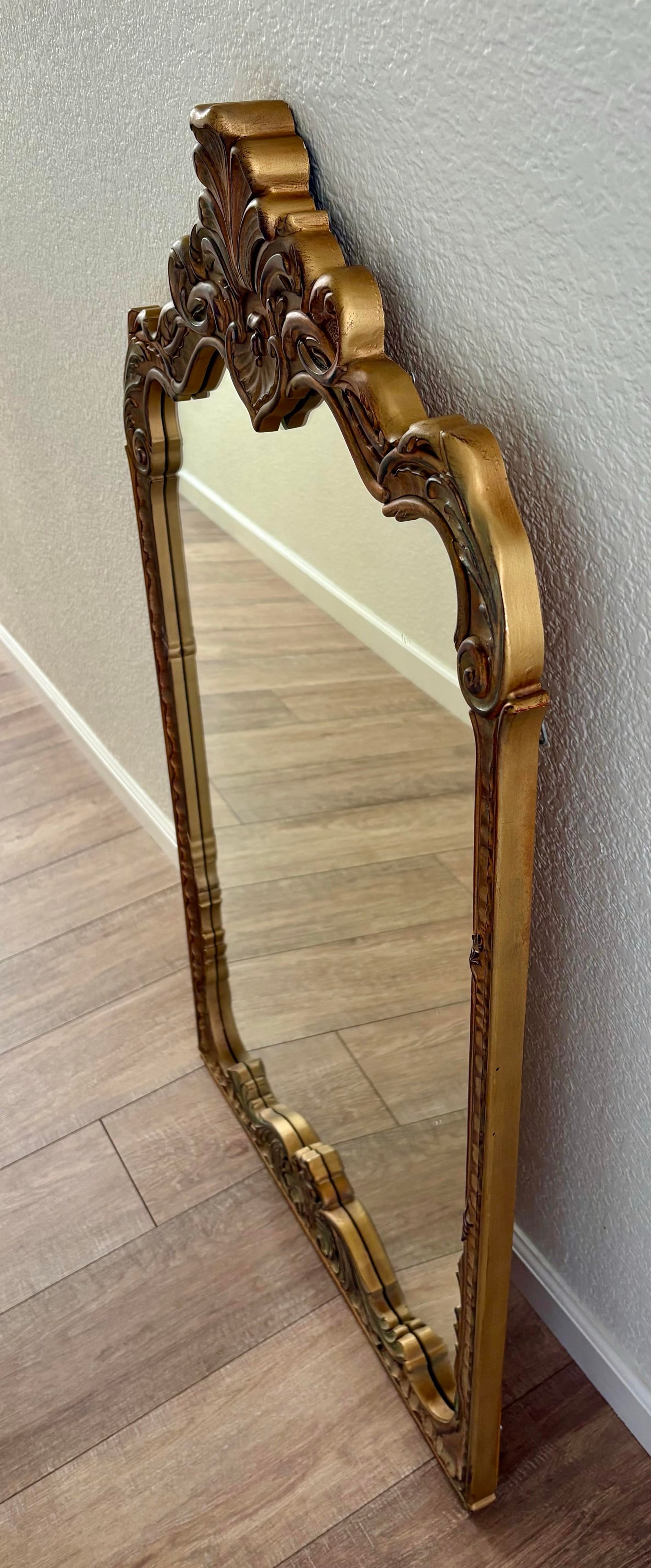 Vintage Rococo Style Large Wall Mirror - 10