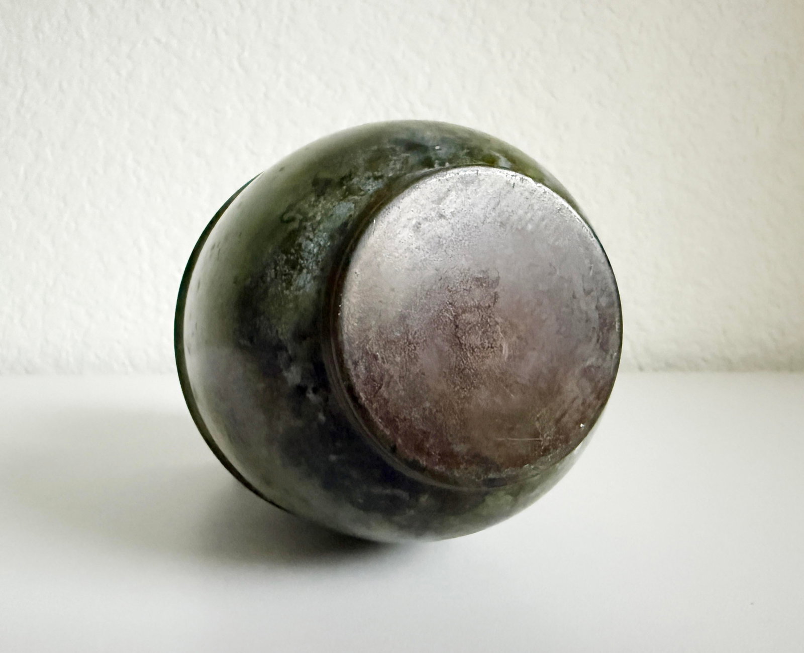 Art Deco Style Bronze Verdigris Vase - 7