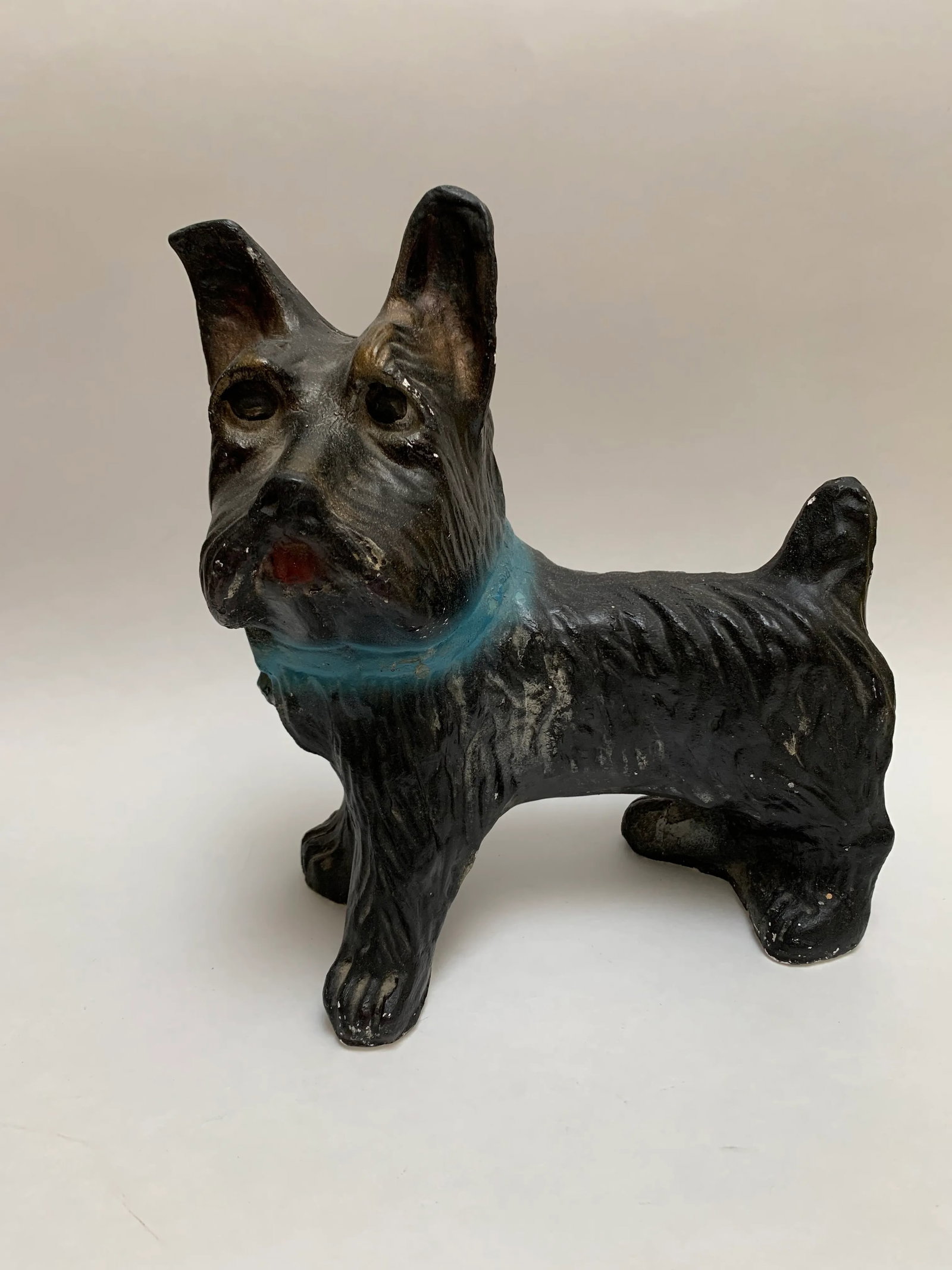 Vintage Scottish Terrier Ceramic Decor Statue - 8