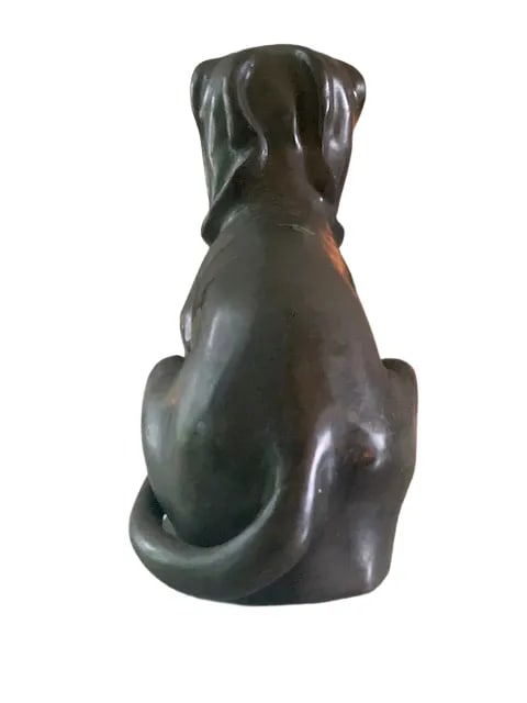Vintage Mid 20th Century English Cast Iron Dachshund Dog - 5