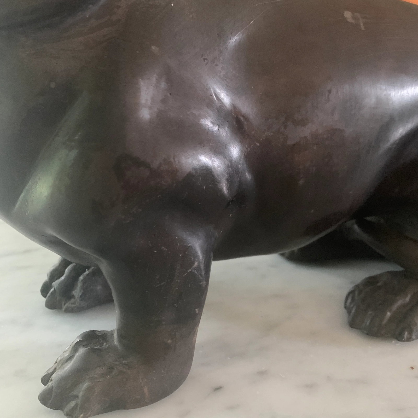 Vintage Mid 20th Century English Cast Iron Dachshund Dog - 6