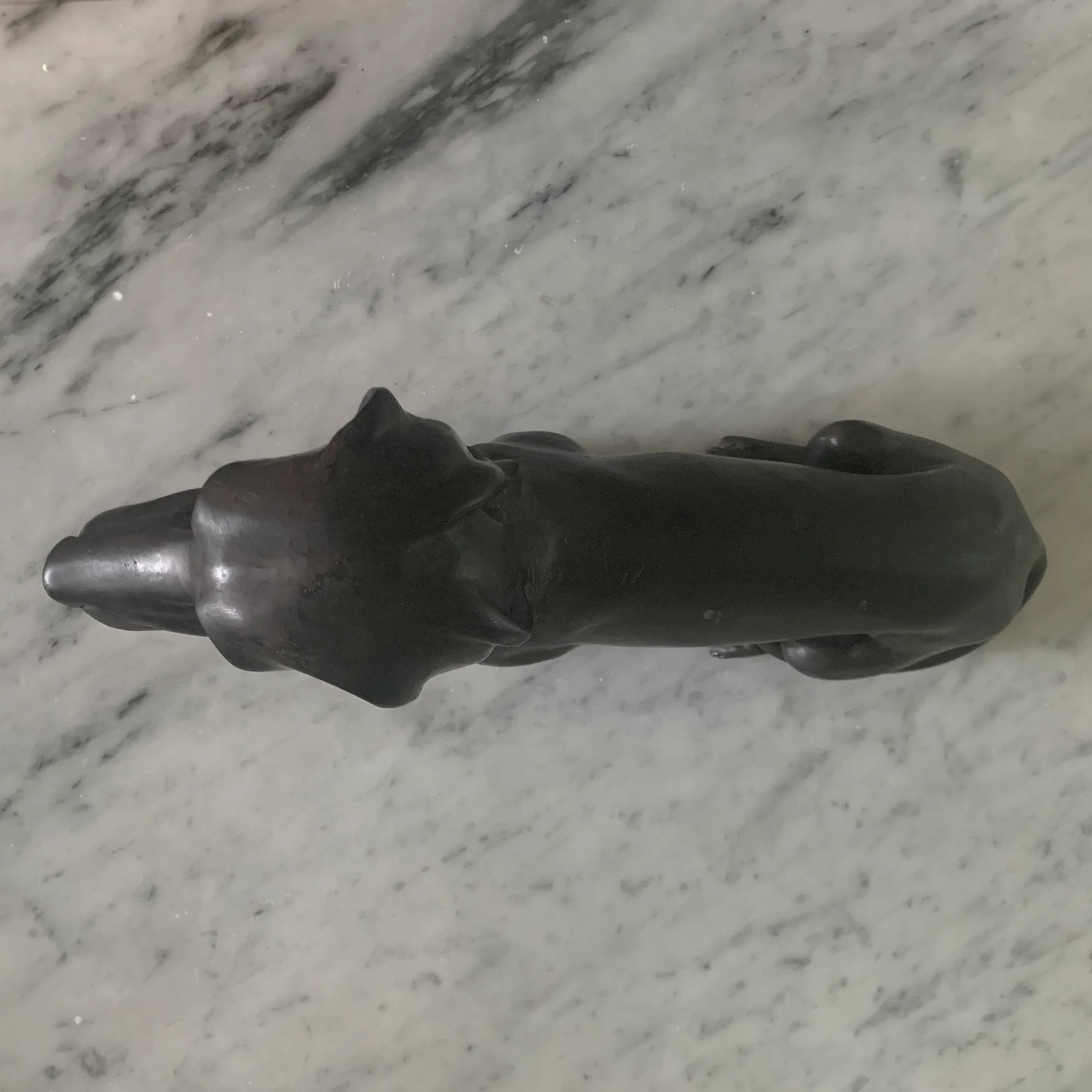 Vintage Mid 20th Century English Cast Iron Dachshund Dog - 8