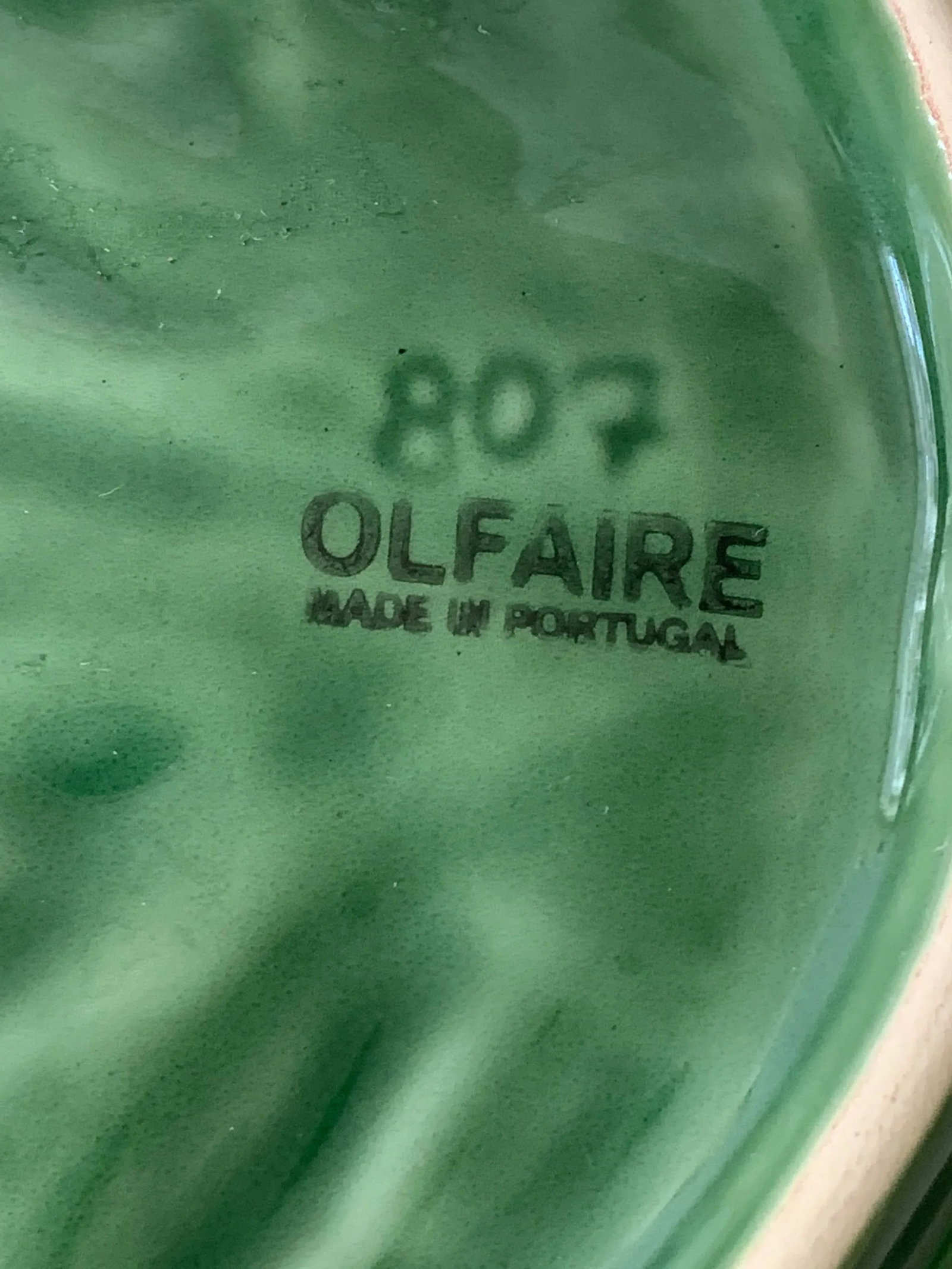 Vintage Green Cabbage Bowl - 6