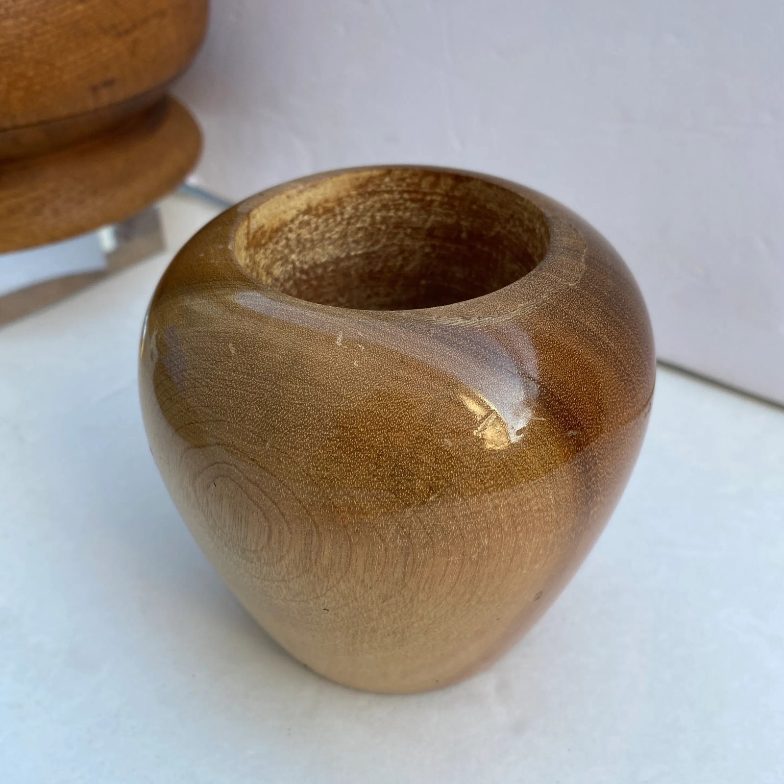 Vintage Turned Wood Bowls - Set of 5 - 10