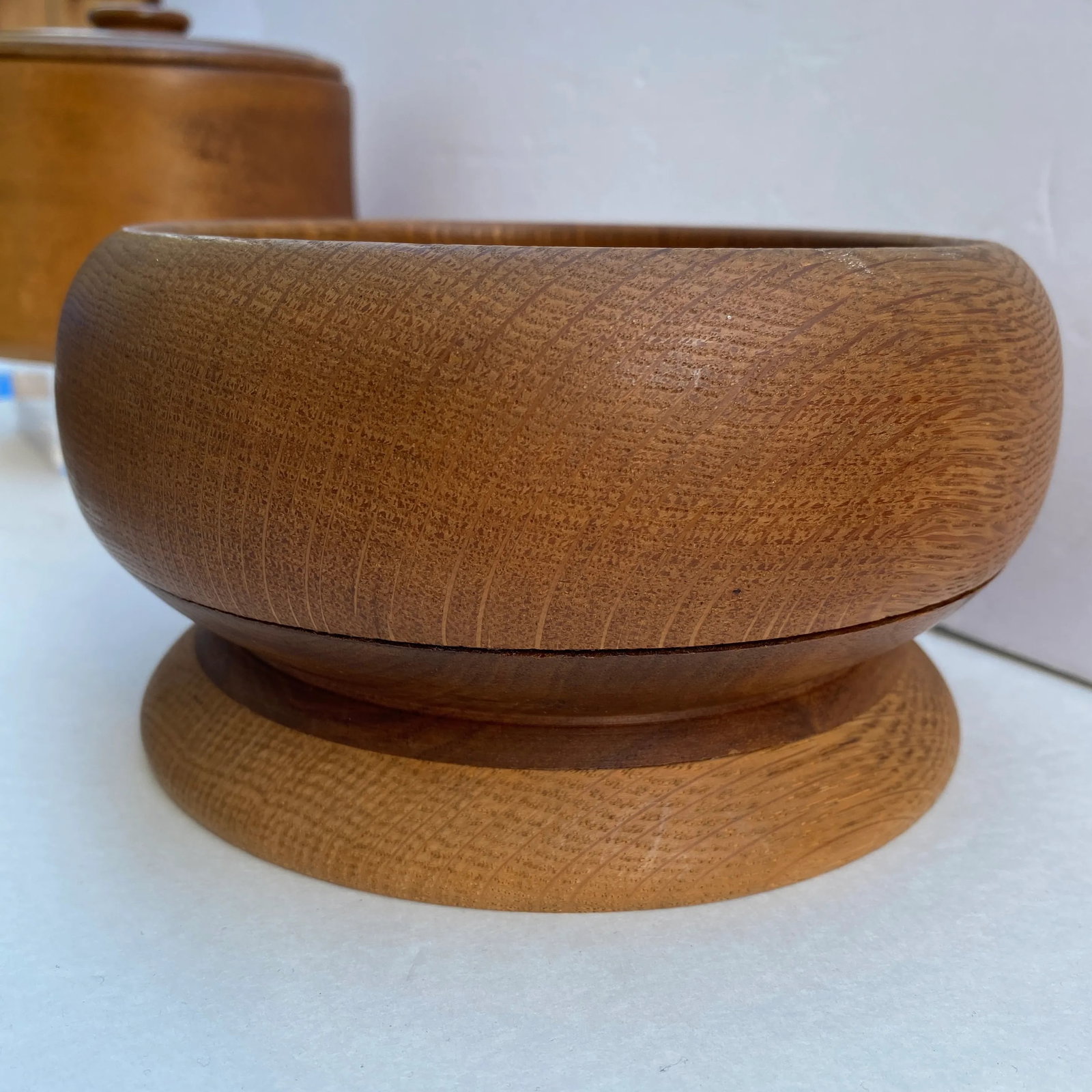 Vintage Turned Wood Bowls - Set of 5 - 4