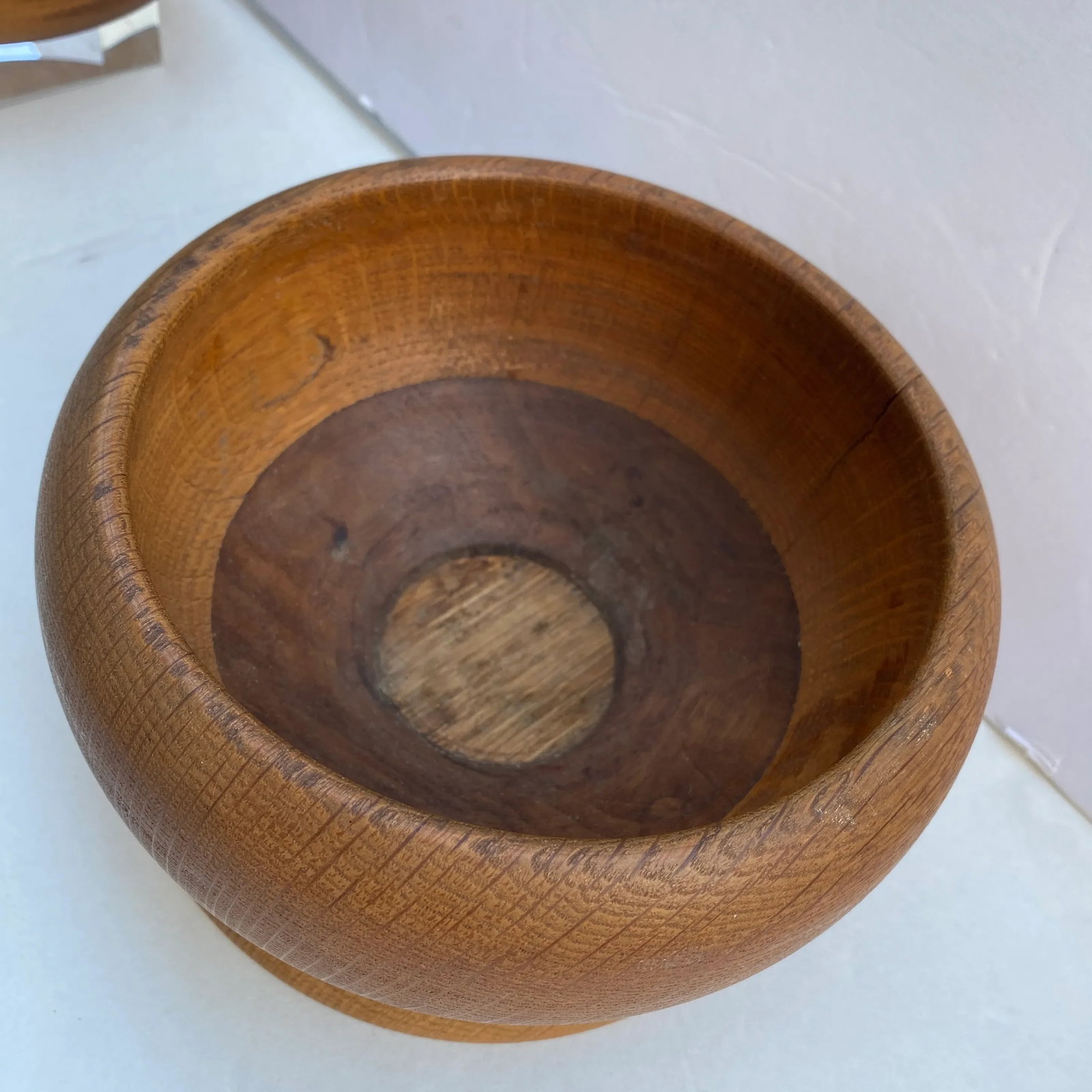 Vintage Turned Wood Bowls - Set of 5 - 5