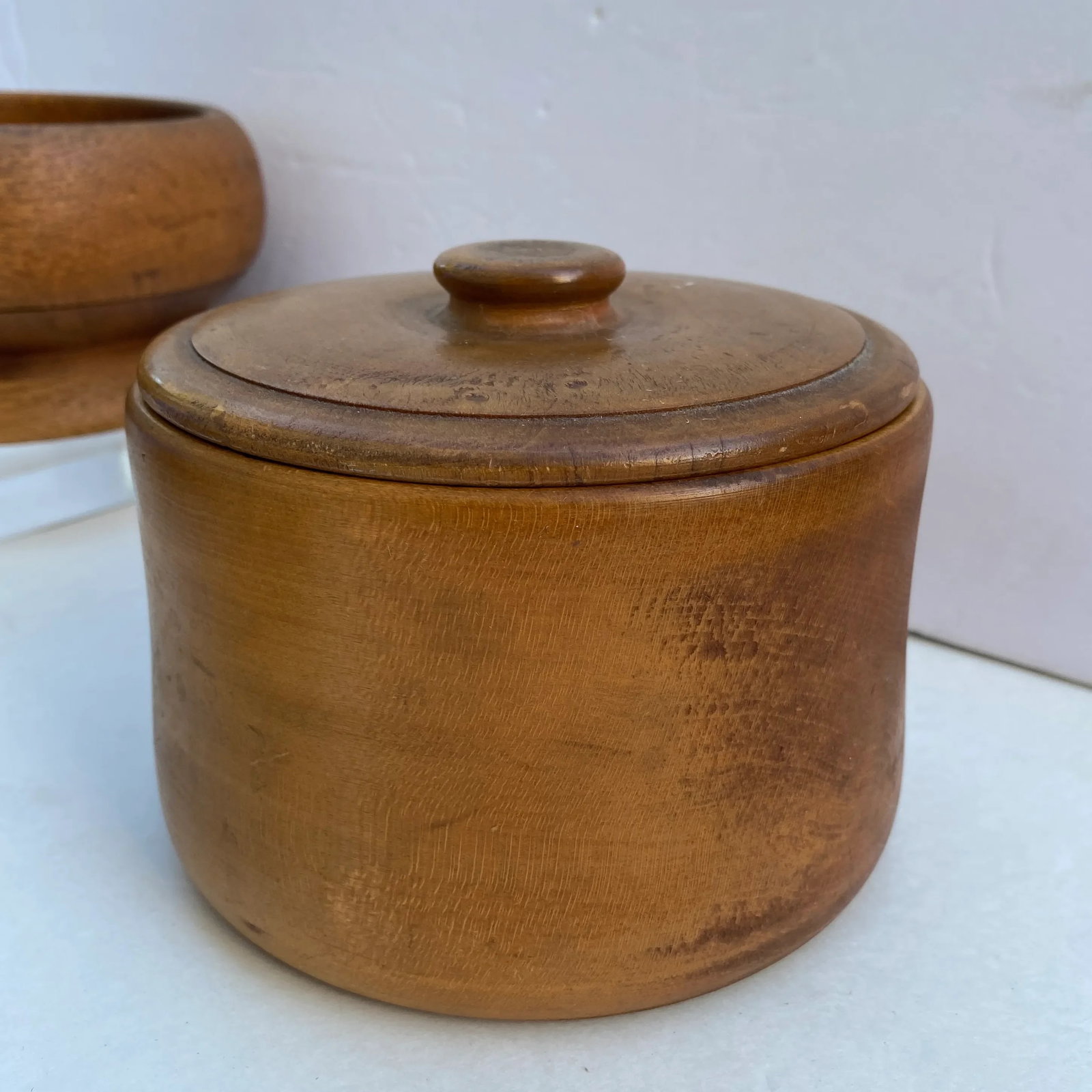 Vintage Turned Wood Bowls - Set of 5 - 6
