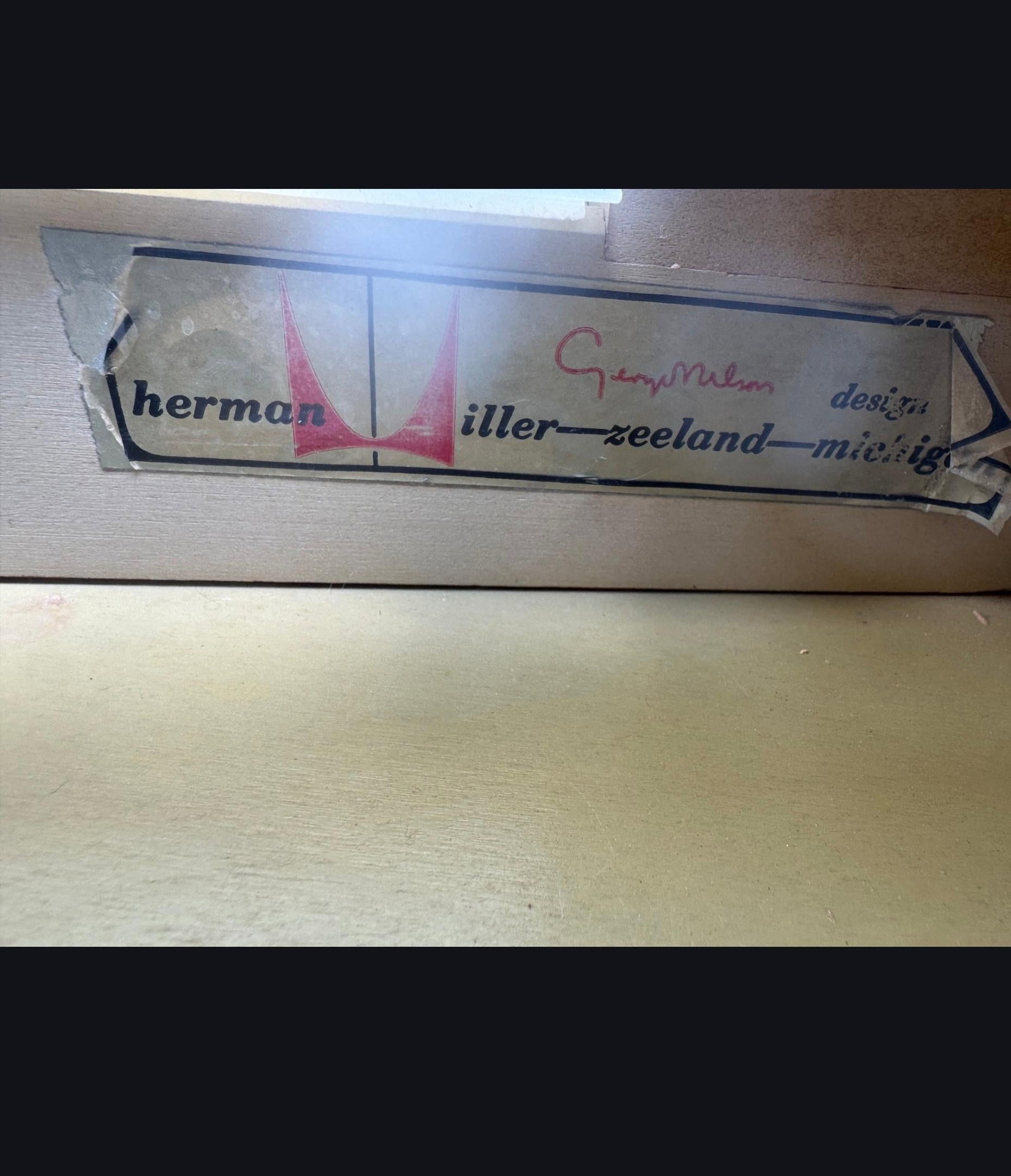 1950s Rare Mid Century Modern Herman Miller George Nelson Vanity - 15