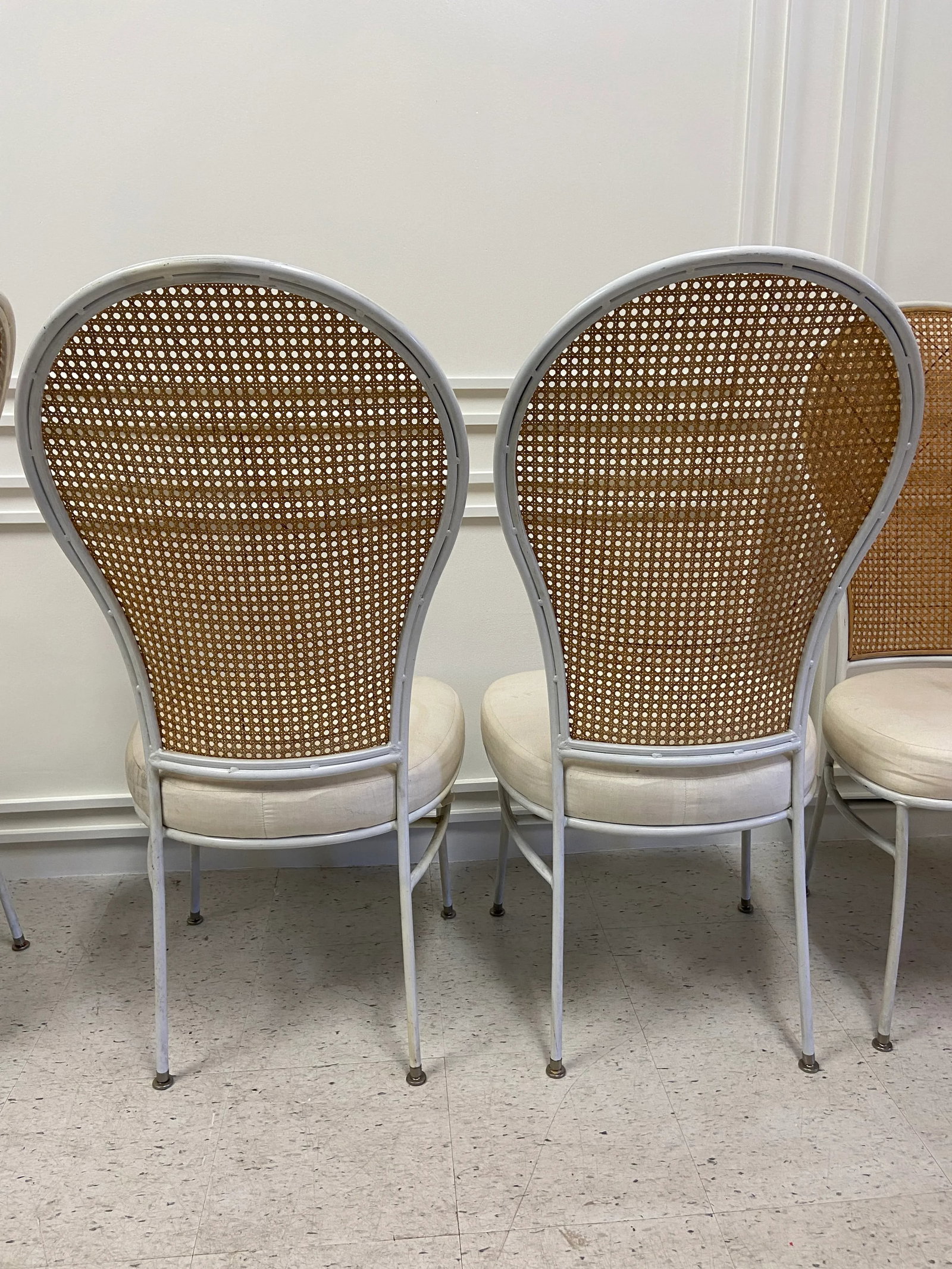 Milo Baughman for Thayer Coggin Cane Dining Chairs - Set of 6 - 7