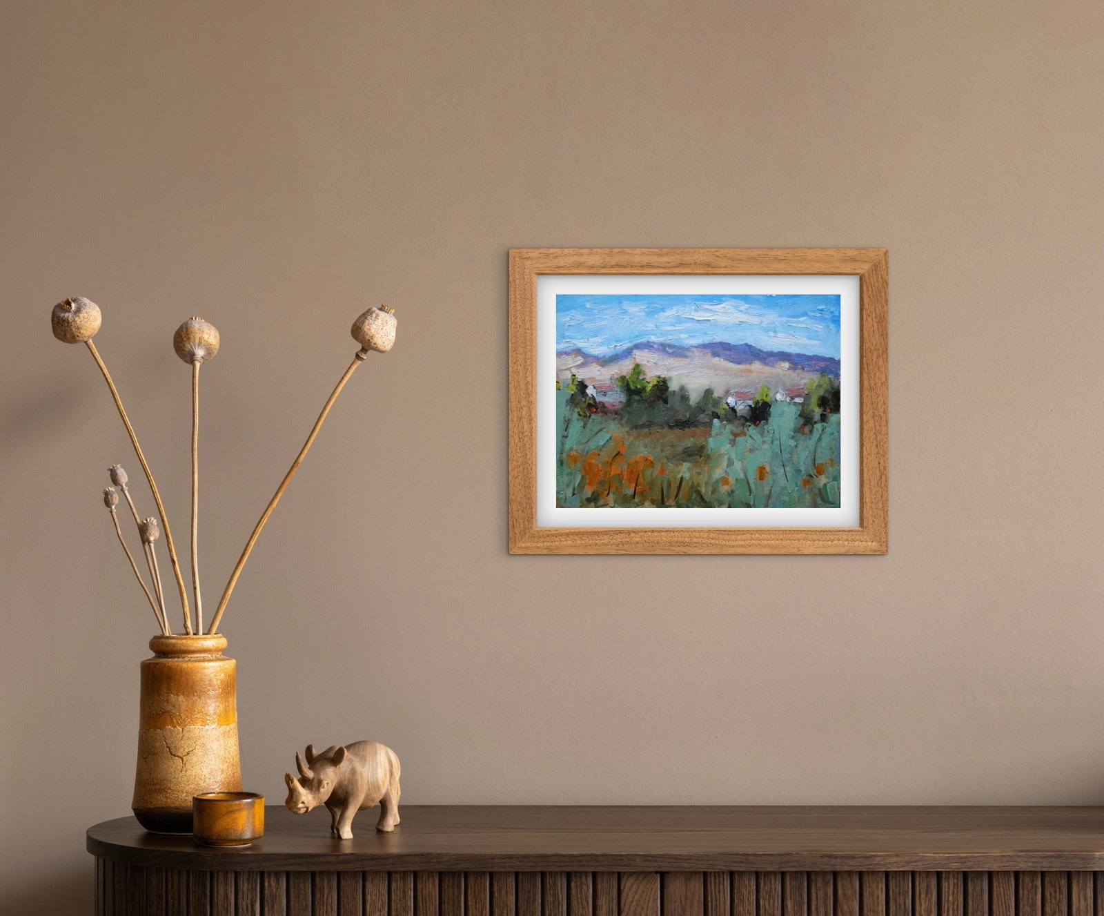Expressionist Abstract Landscape (Plein Air Oil Painting) - 3