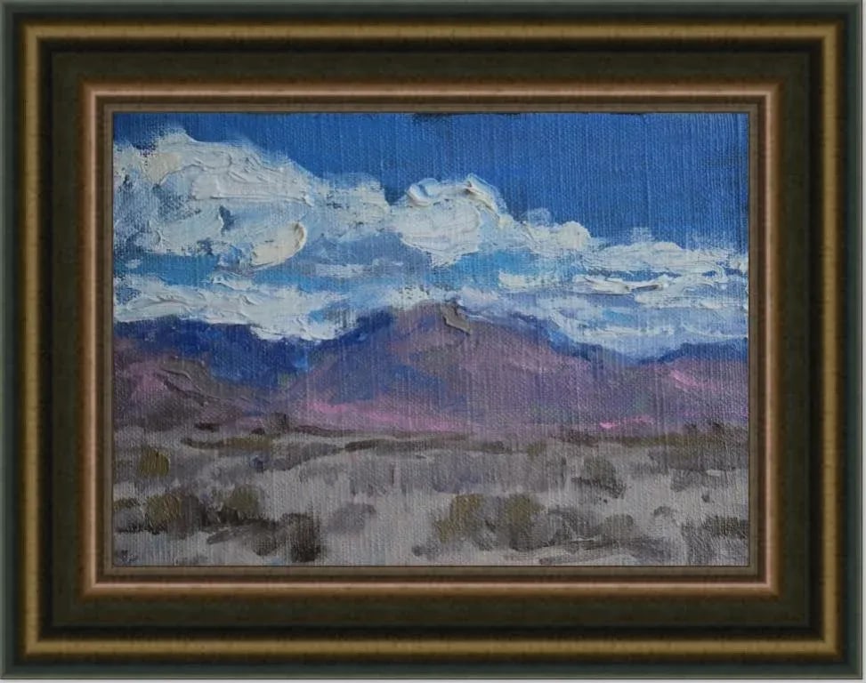 Original Cloudscape American Southwest Desert Landscape - Oil Painting - 3