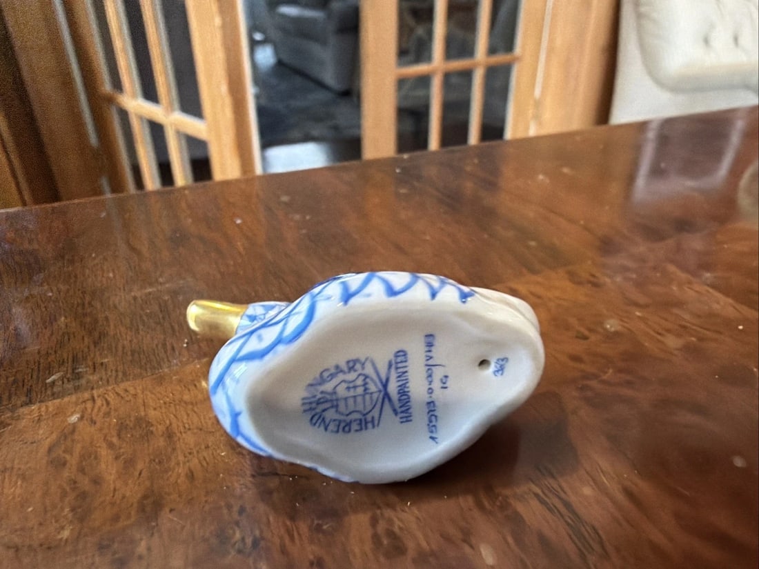 Vintage MCM Pristine Herend Duck Figurine - 3