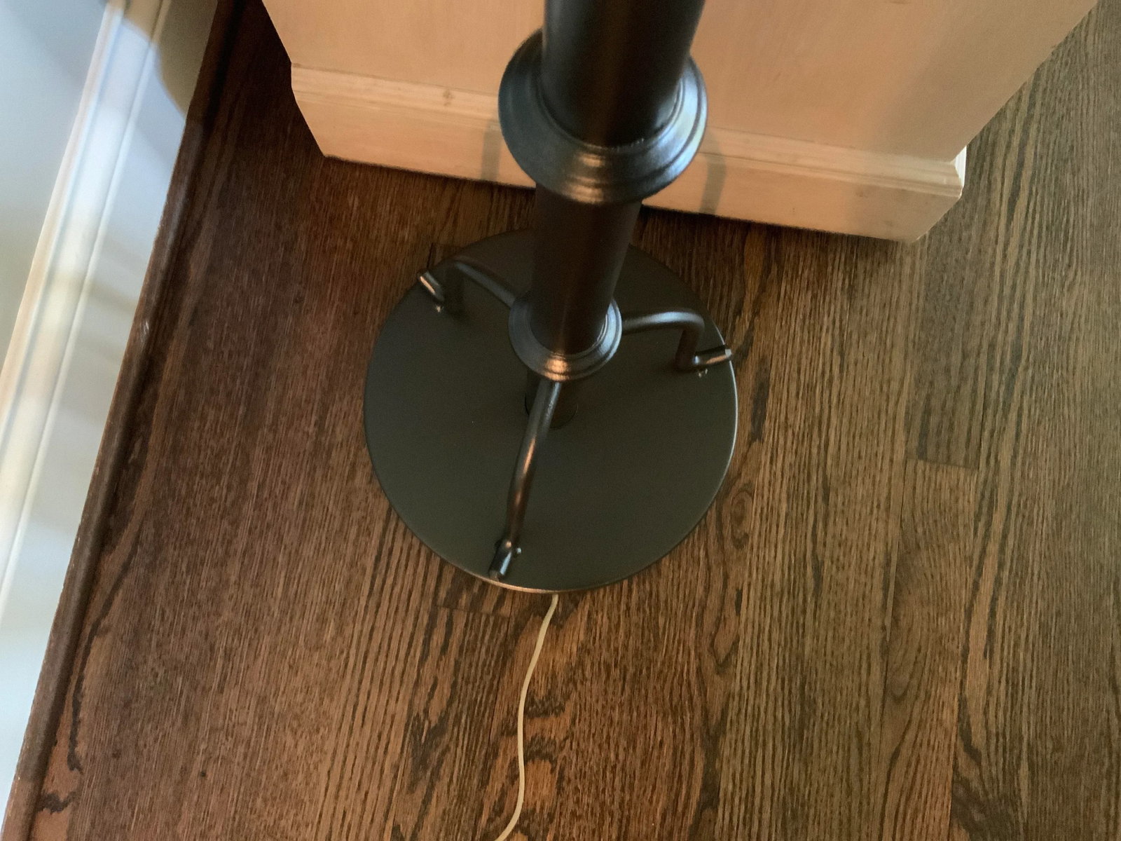1980s Hollywood Regency Painted Metal Faux Bamboo Floor Lamps - A Pair - 7