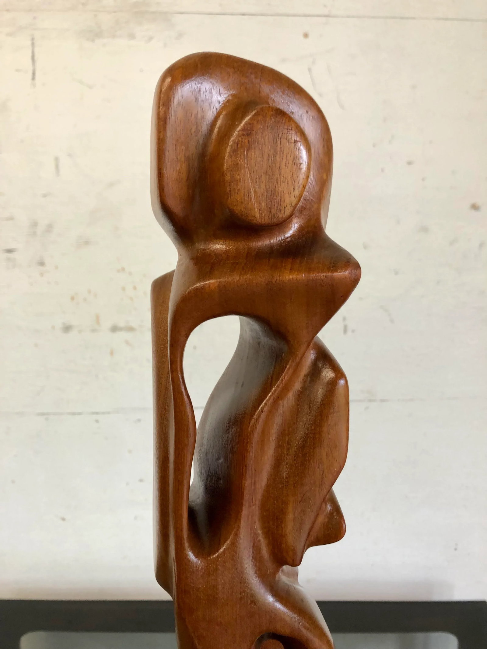 Mid-Century Signed Artist-Handcrafted Abstract Totem Sculpture - 6