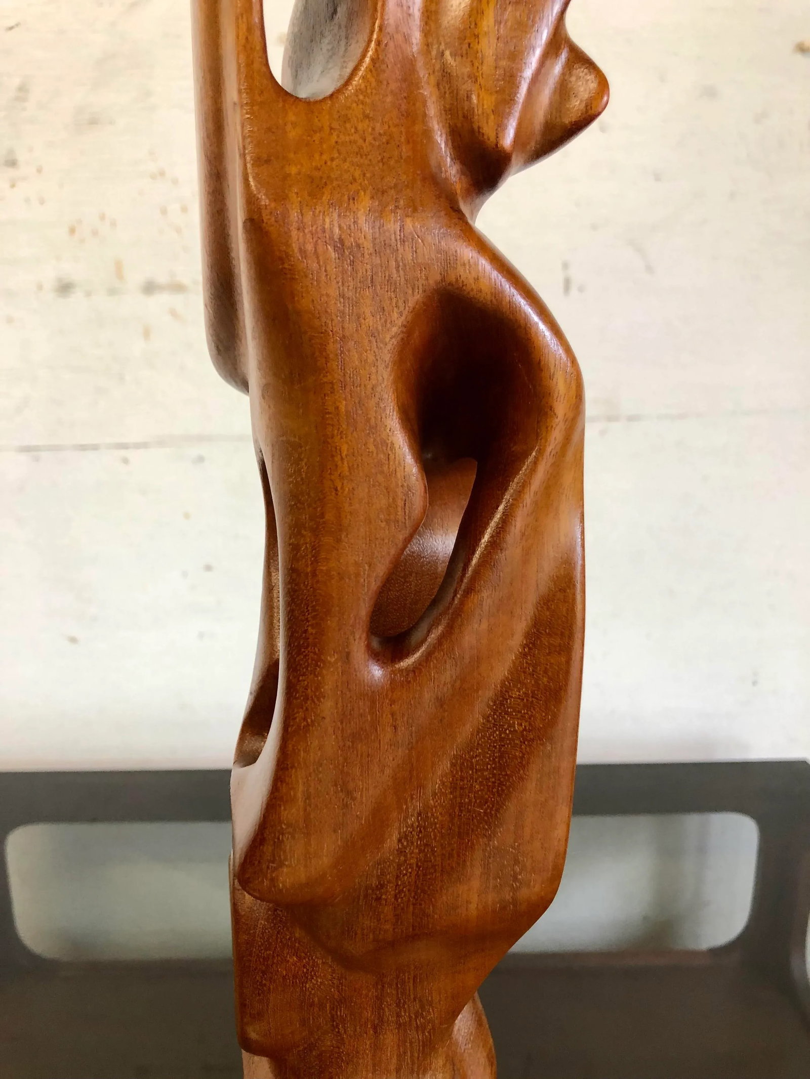 Mid-Century Signed Artist-Handcrafted Abstract Totem Sculpture - 7