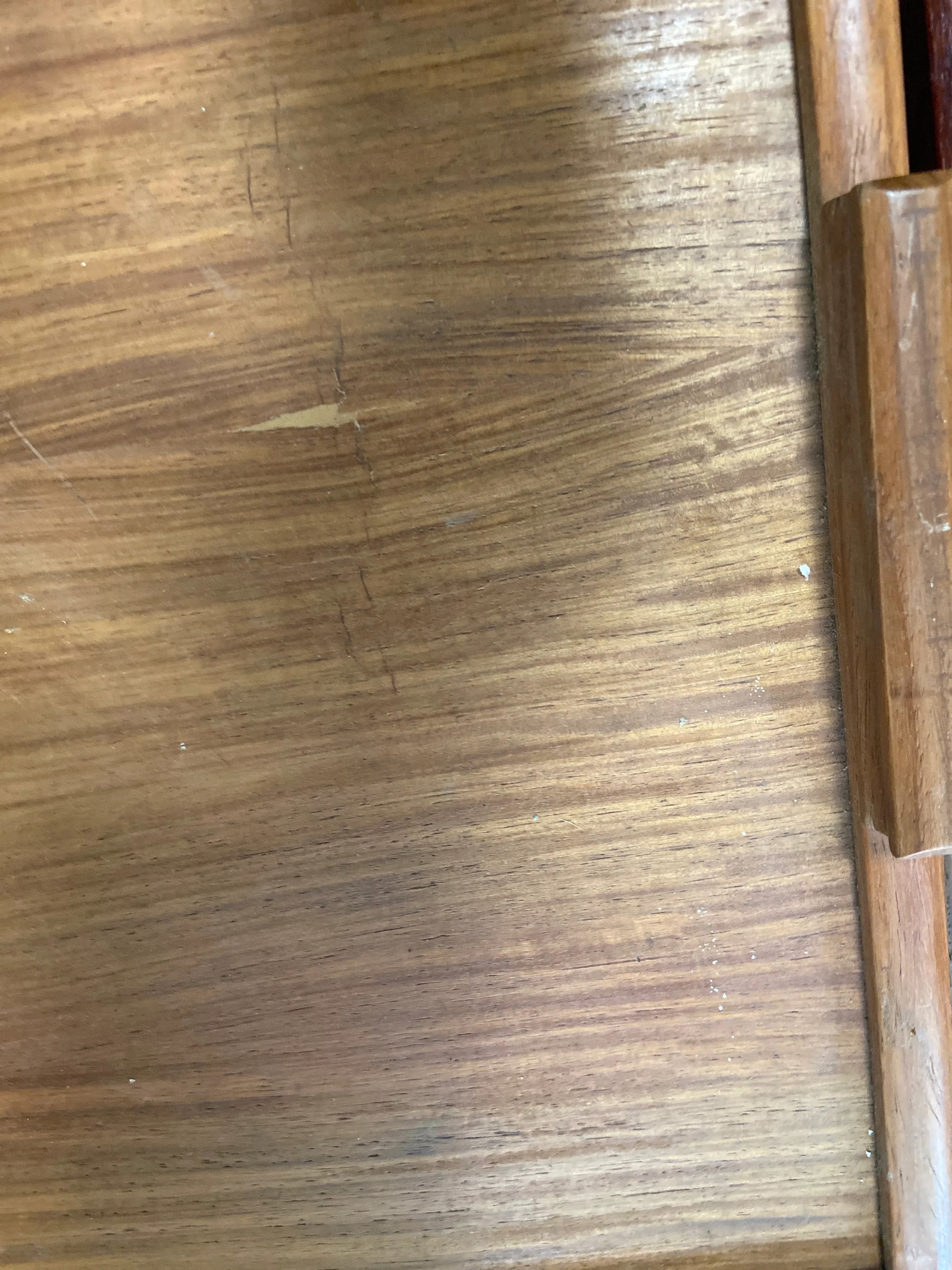 Mid-Century Linrose Lap Desk Cane & Serving Bed Tray- 2 Pieces - 12