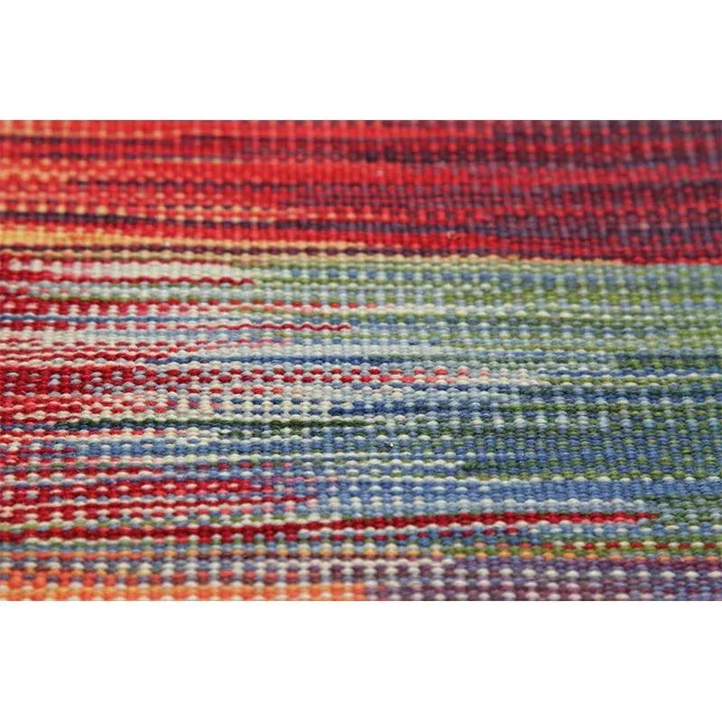 Handwoven Scandinavian Style Persian Kilim Rug 5'1" X 6'5" - 11