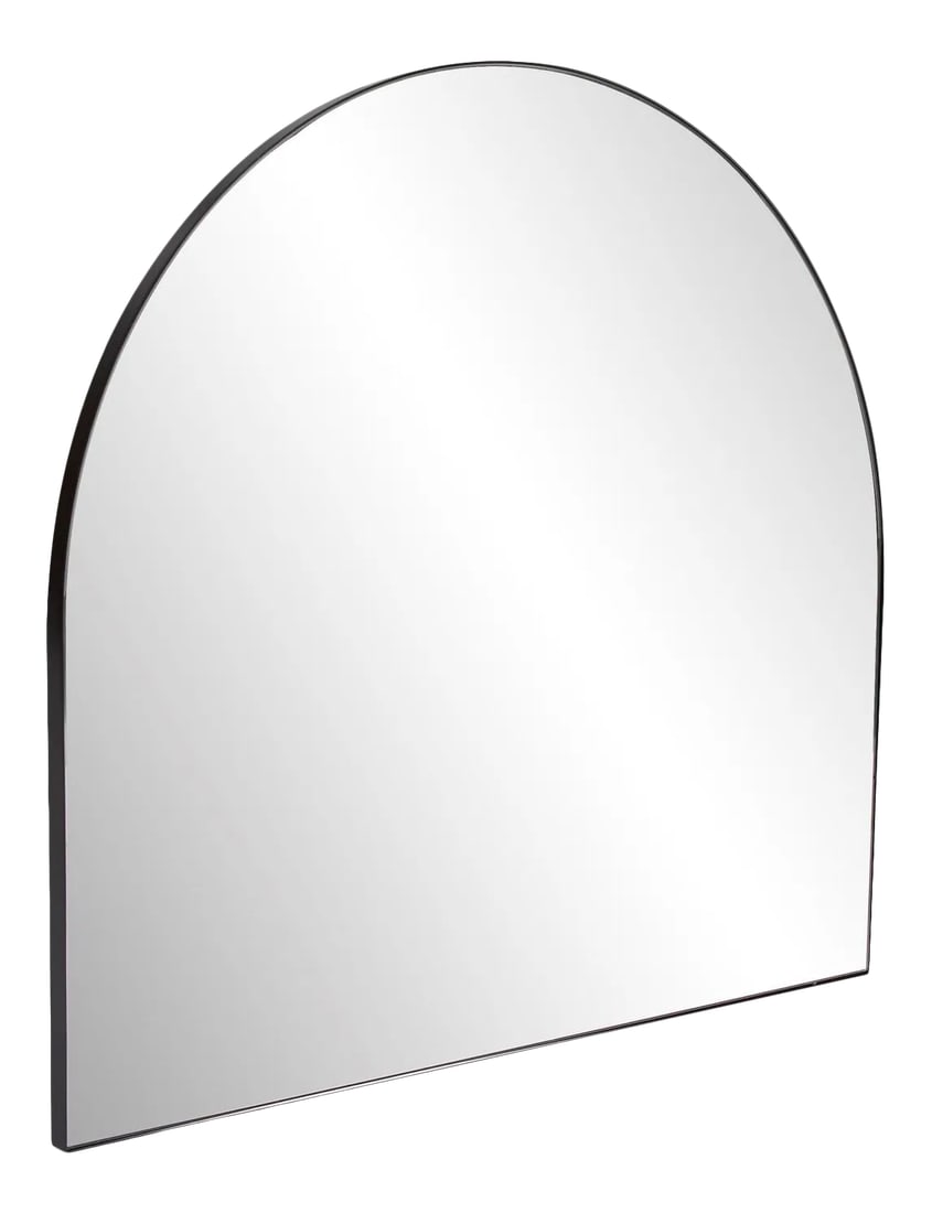 Kenneth Ludwig Chicago Van Buren Brushed Black Arched Mirror (1 of 6)