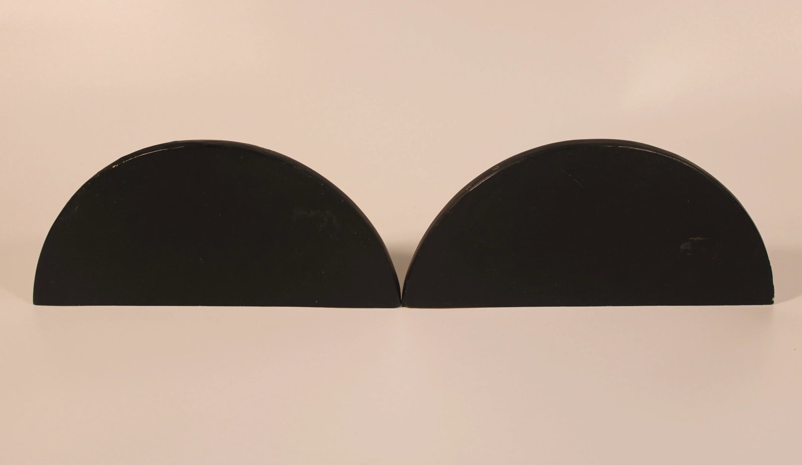 Vintage Art Nouveau French Gold and Black Wooden Wall Shelves - A Pair - 4