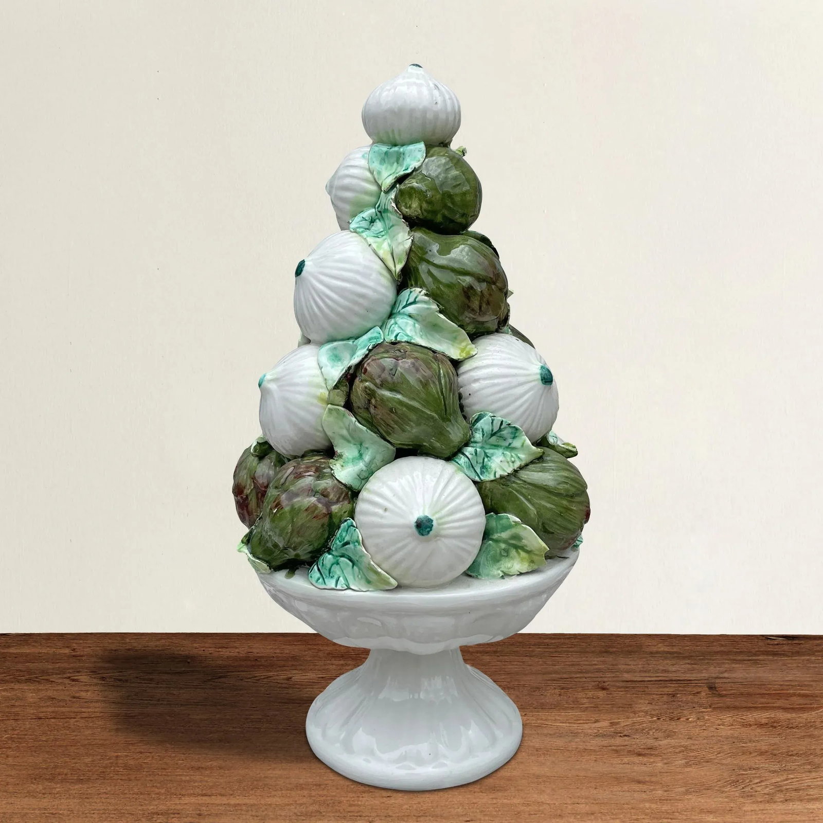 Vintage Italian Onion and Artichoke Finial Topiary - 2