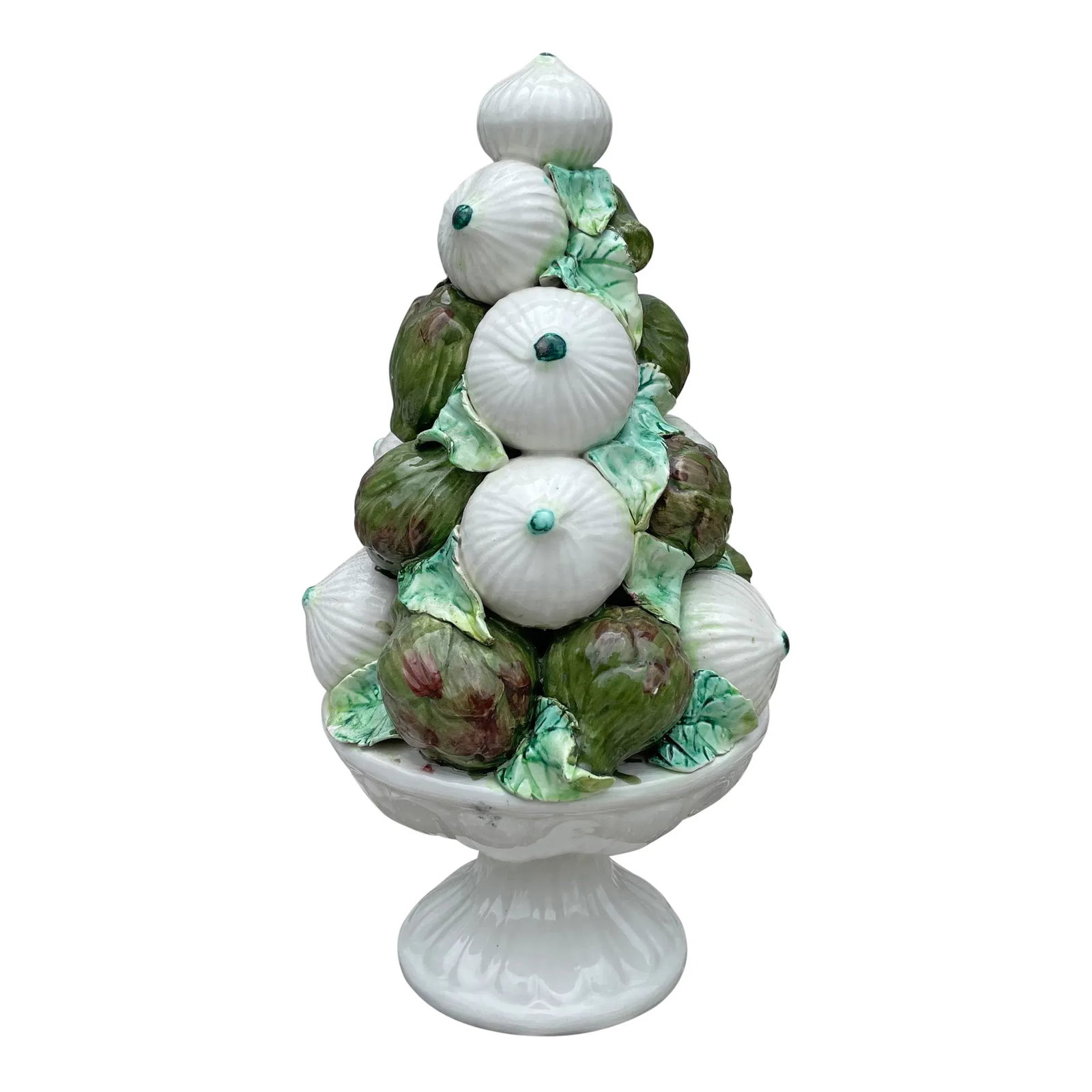 Vintage Italian Onion and Artichoke Finial Topiary - 3