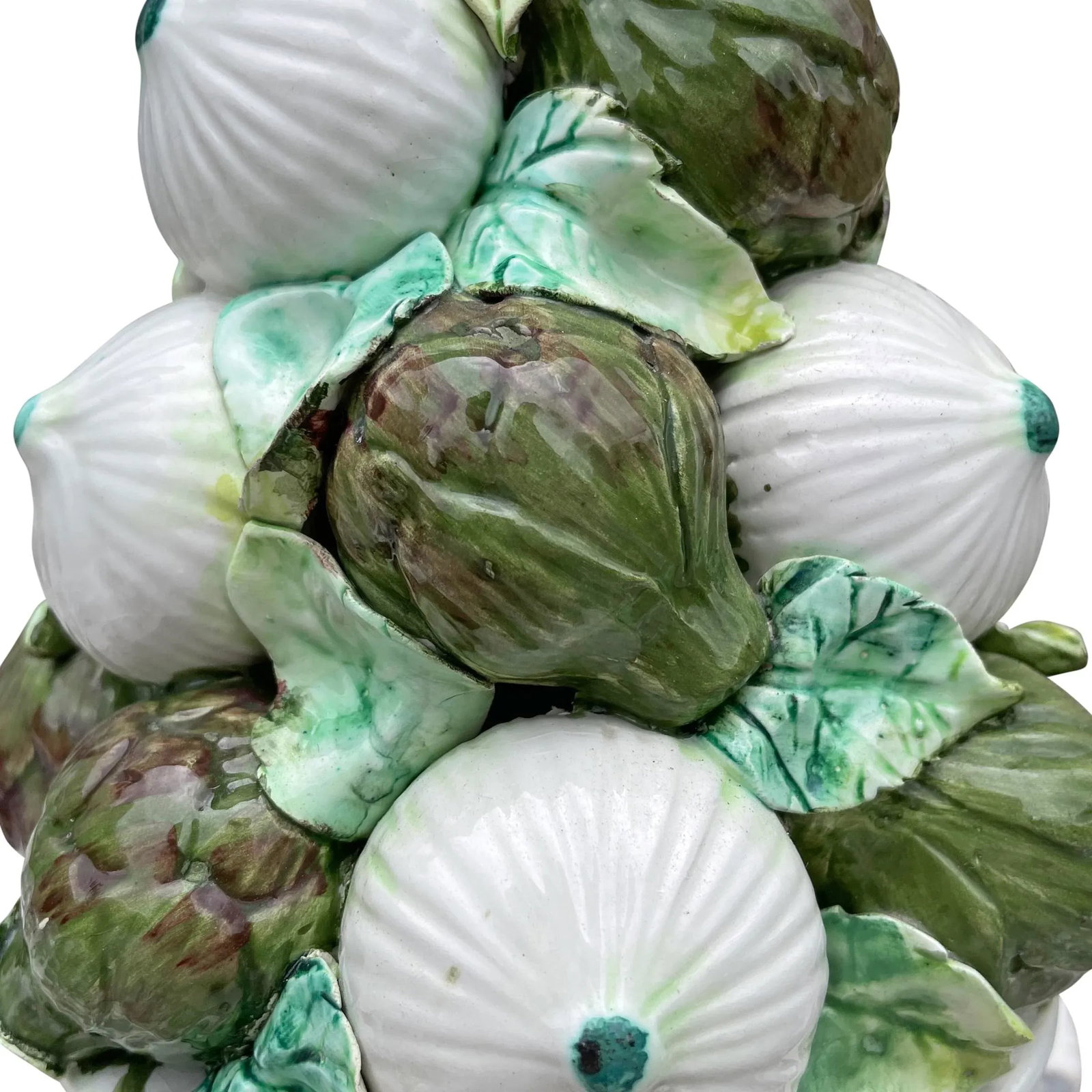 Vintage Italian Onion and Artichoke Finial Topiary - 7