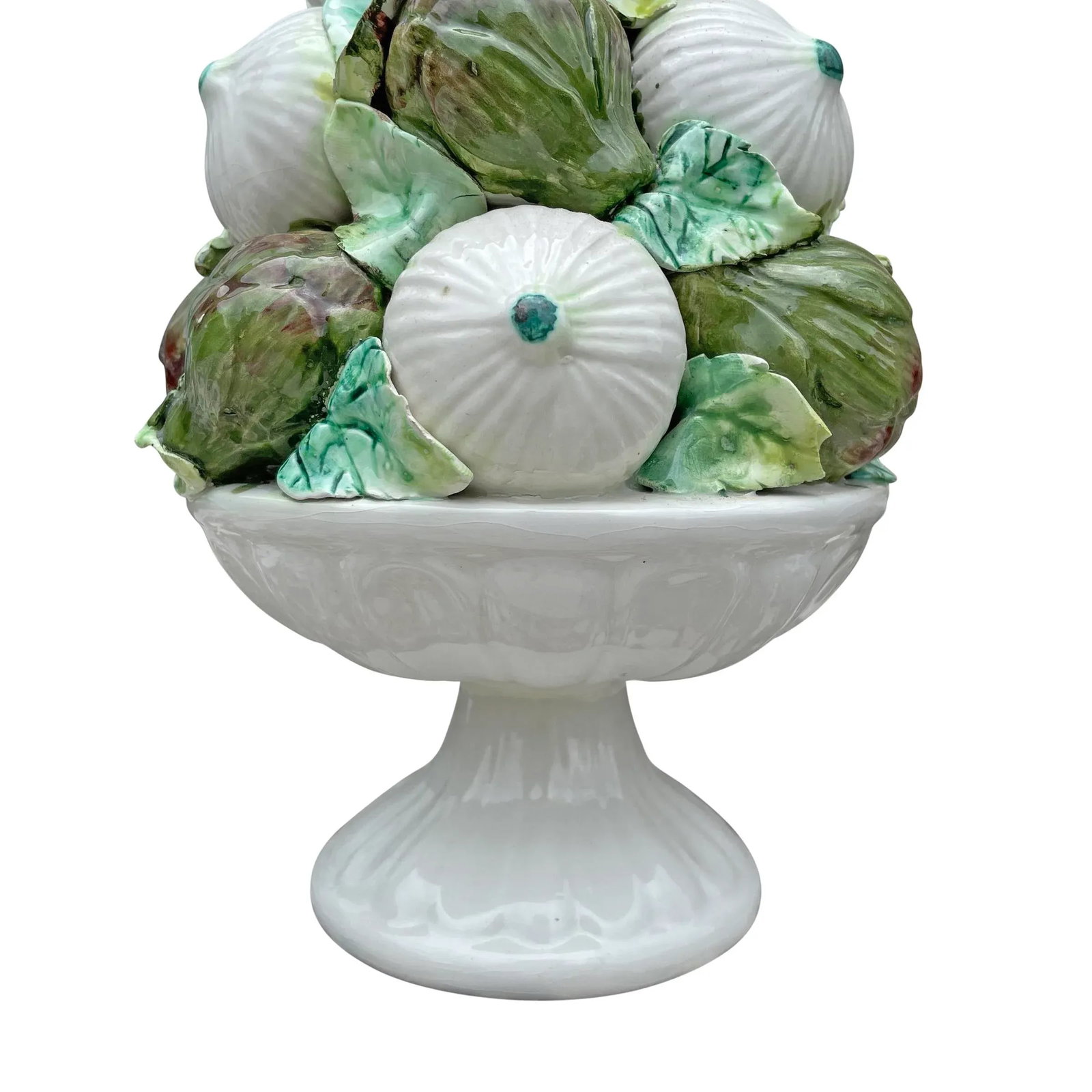 Vintage Italian Onion and Artichoke Finial Topiary - 9