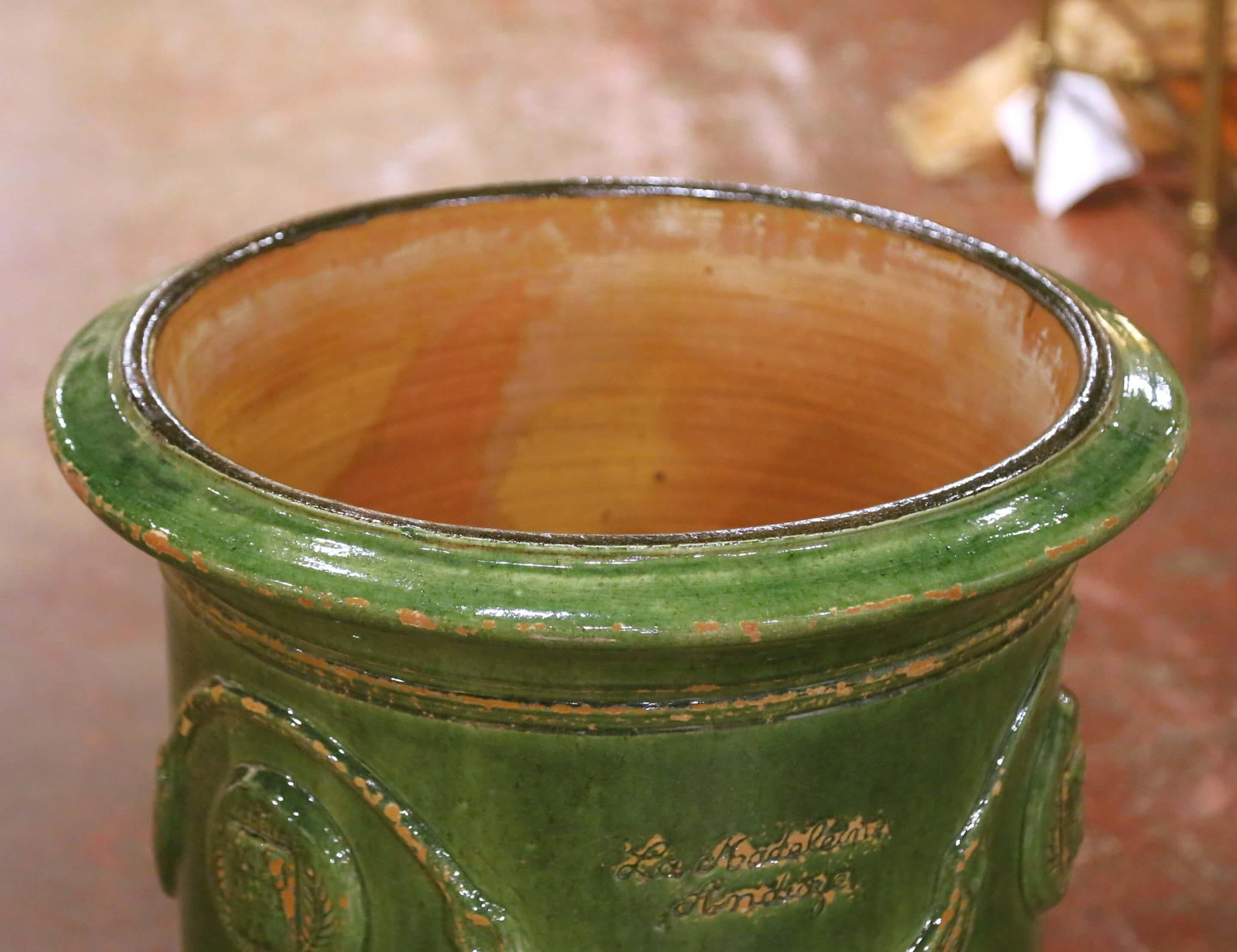 French Handmade Terracotta Anduze Planter by La Madeleine - 4