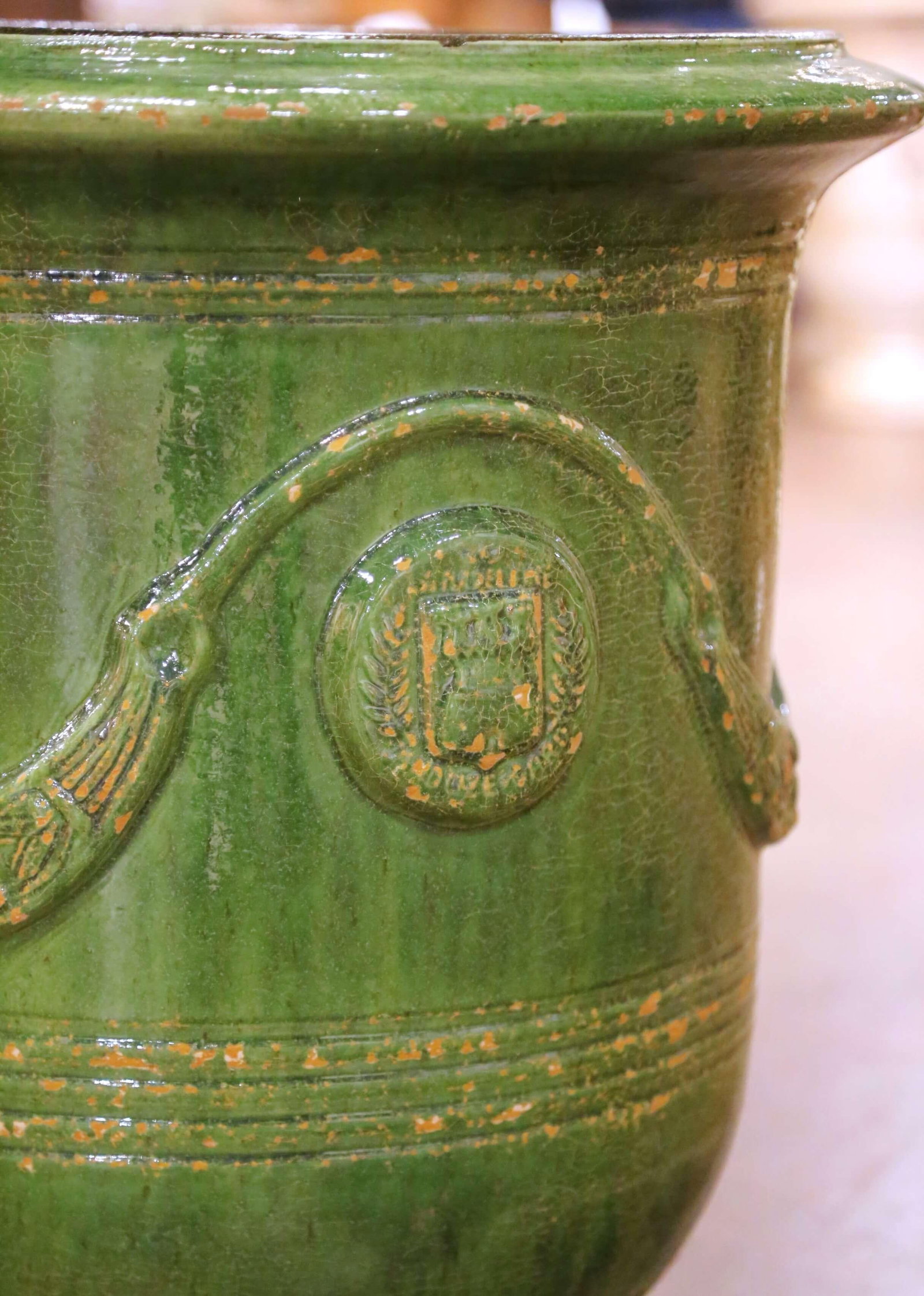 French Handmade Terracotta Anduze Planter by La Madeleine - 7