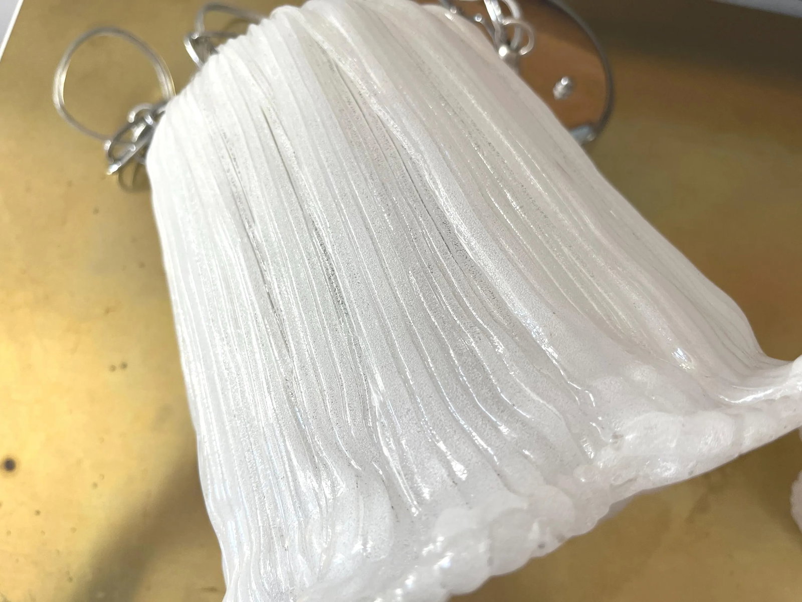 1960s Lucite Tulip Pendant Lights - a Pair - 7