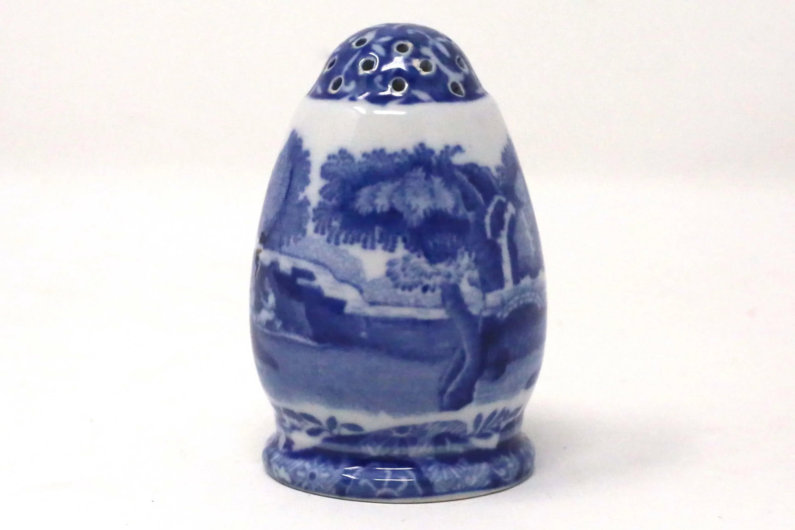 Vintage "Blue Italian" Egg Salt Shaker by Spode - 3