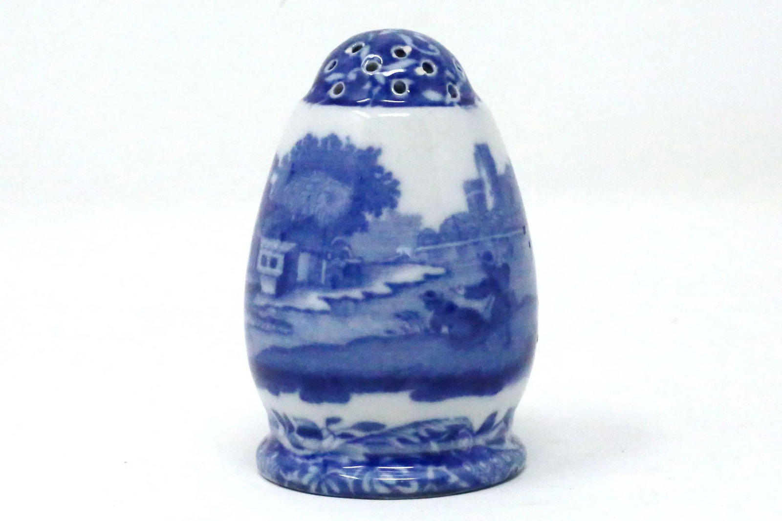 Vintage "Blue Italian" Egg Salt Shaker by Spode - 6