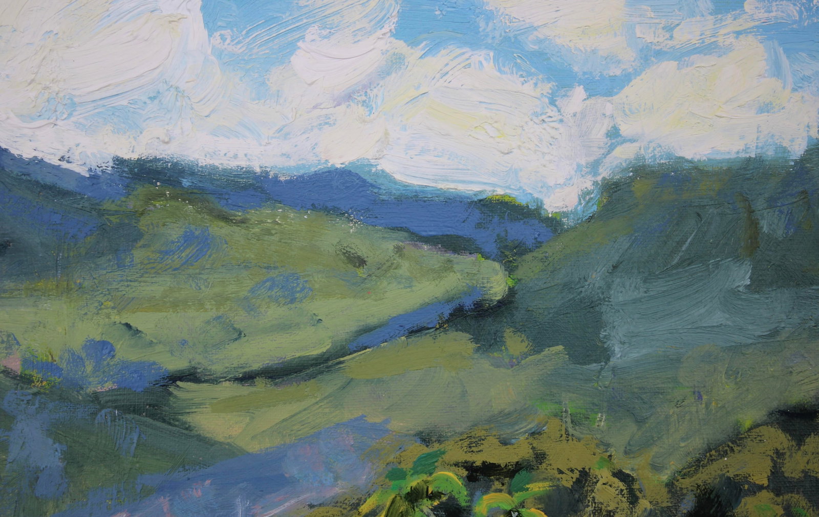 Contemporary Impressionist Upcountry Maui Oil Painting - 4