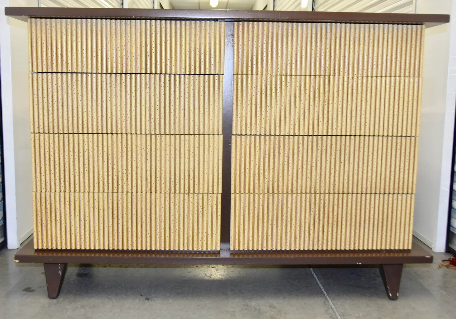 Mid-Century Modern American of Martinsville Eight Drawer Bamboo Dresser - 12