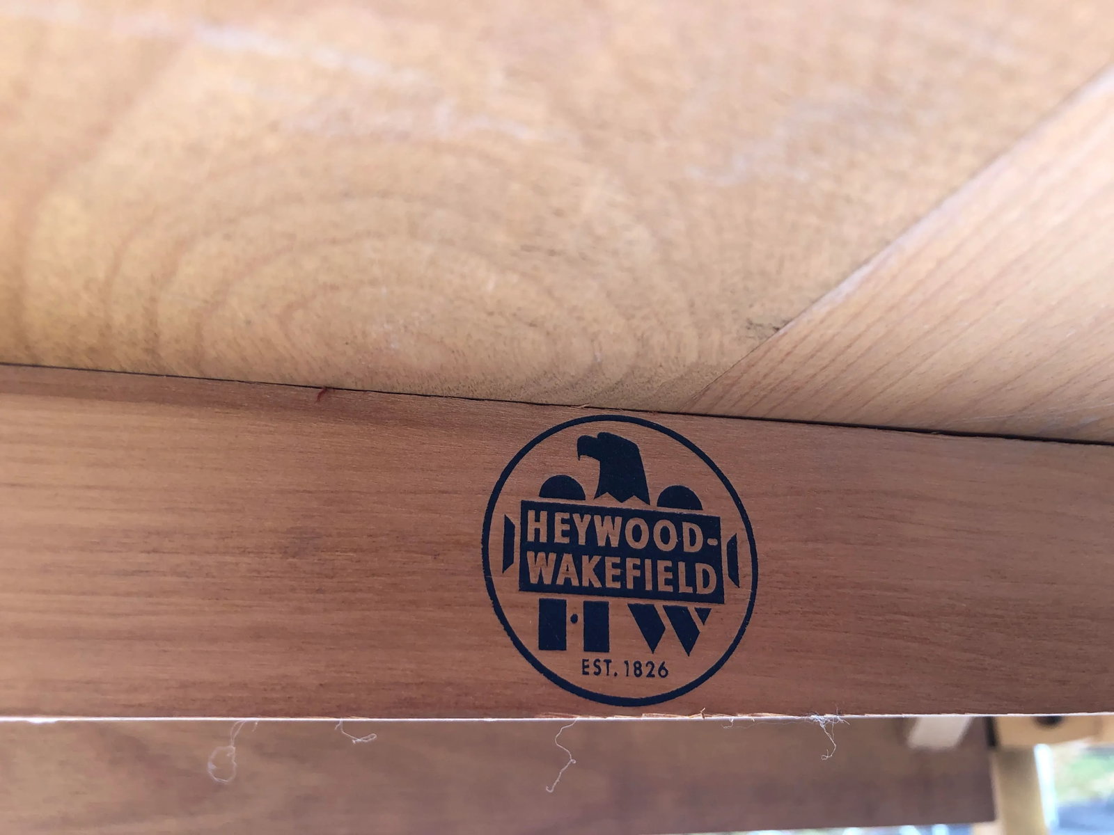 Midcentury Modern Heywood Wakefield Wheat Dining Table - 10