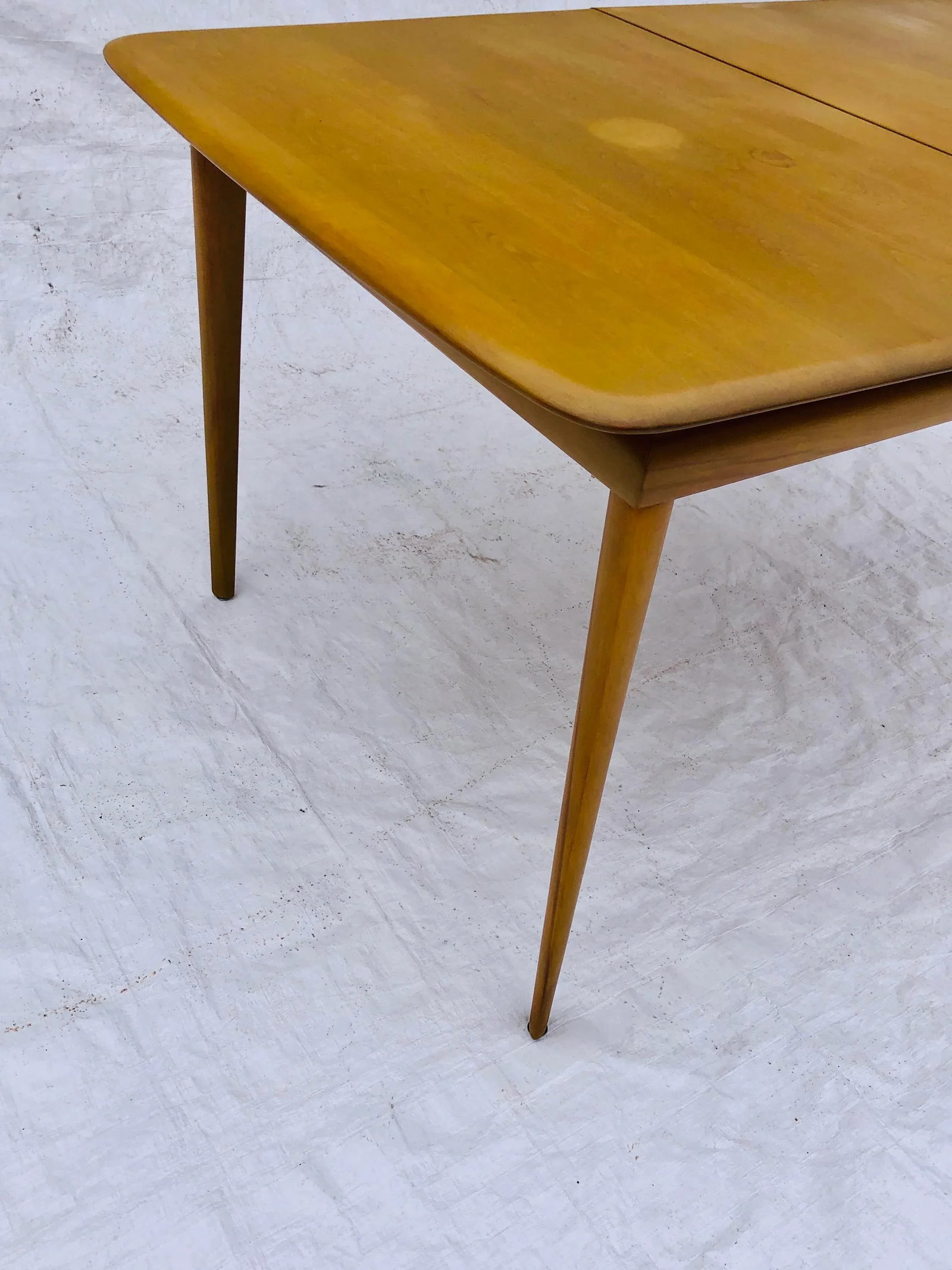 Midcentury Modern Heywood Wakefield Wheat Dining Table - 7