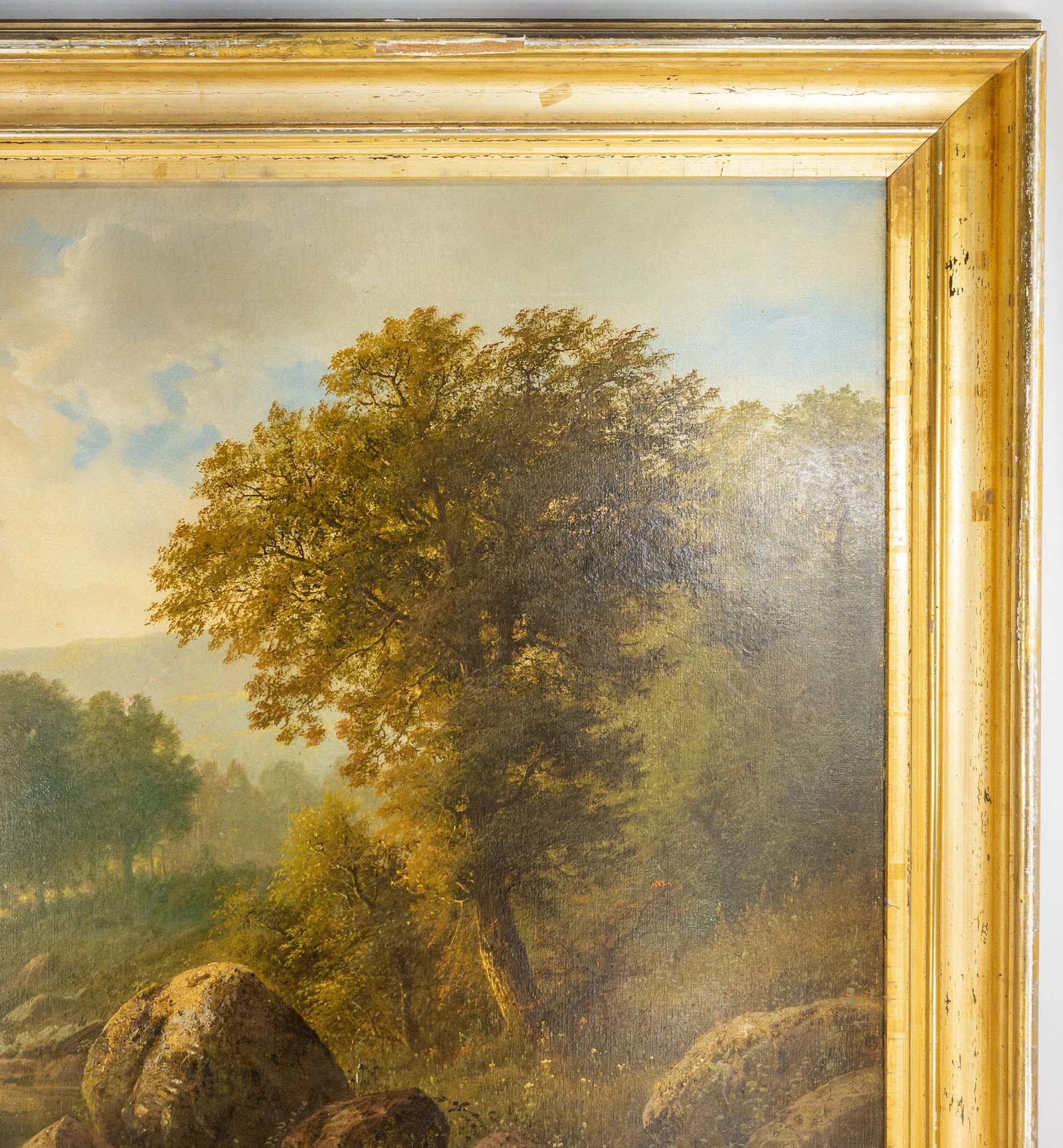 Large American 19th Century Landscape Painting by Herman Geyer - 6