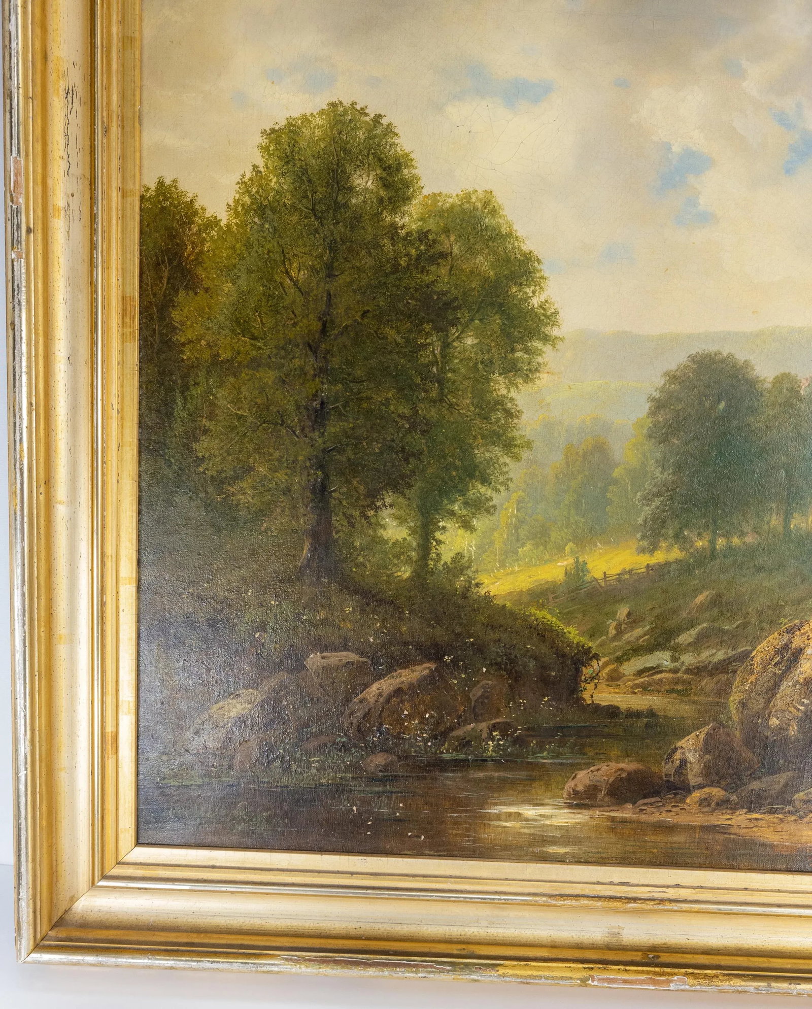 Large American 19th Century Landscape Painting by Herman Geyer - 8
