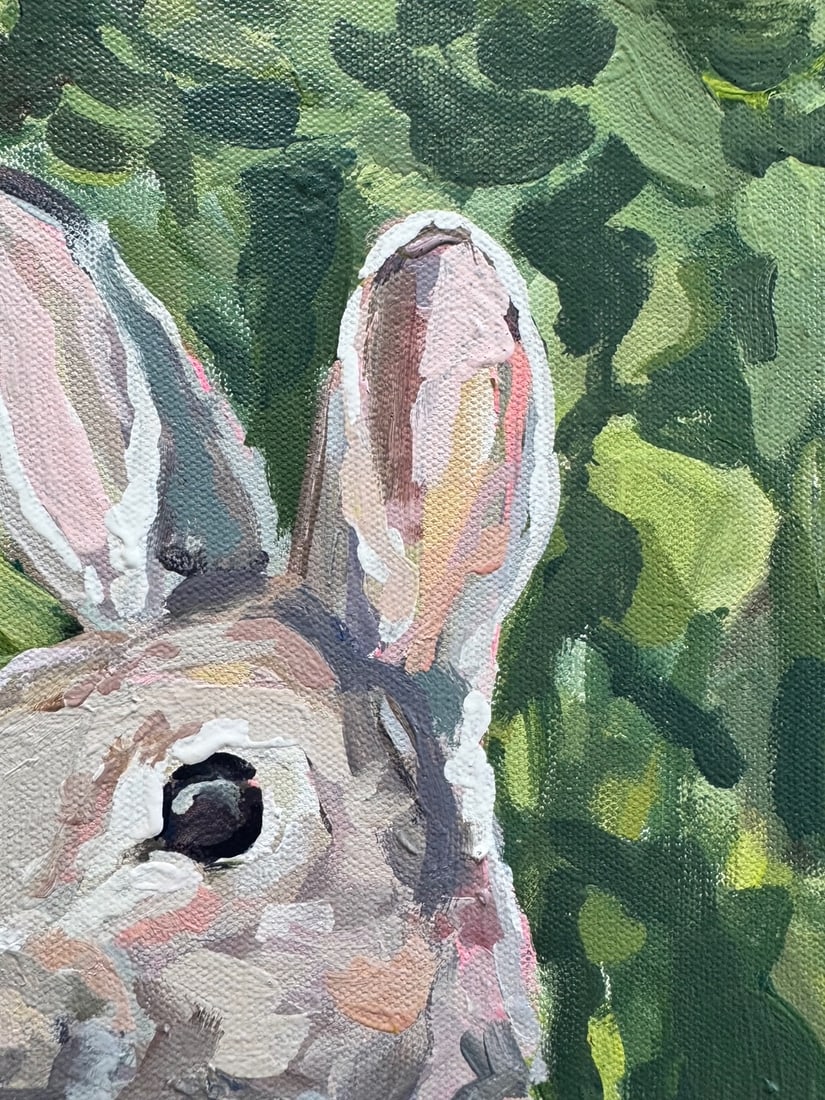 Bunny Painting II by Erin Tapp - 3
