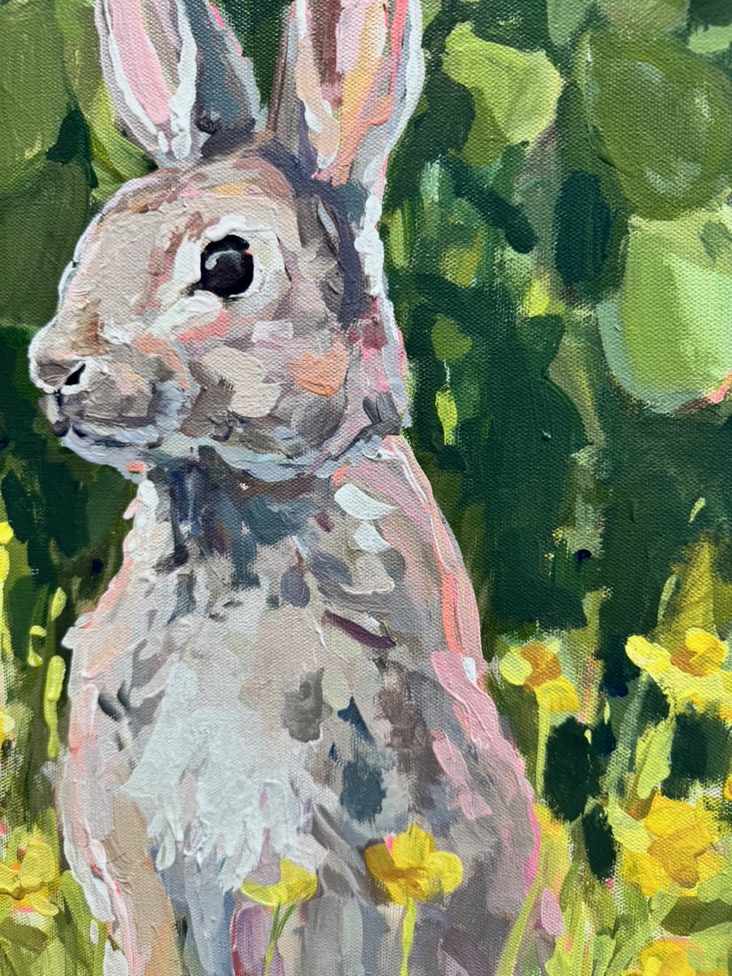 Bunny Painting II by Erin Tapp - 4
