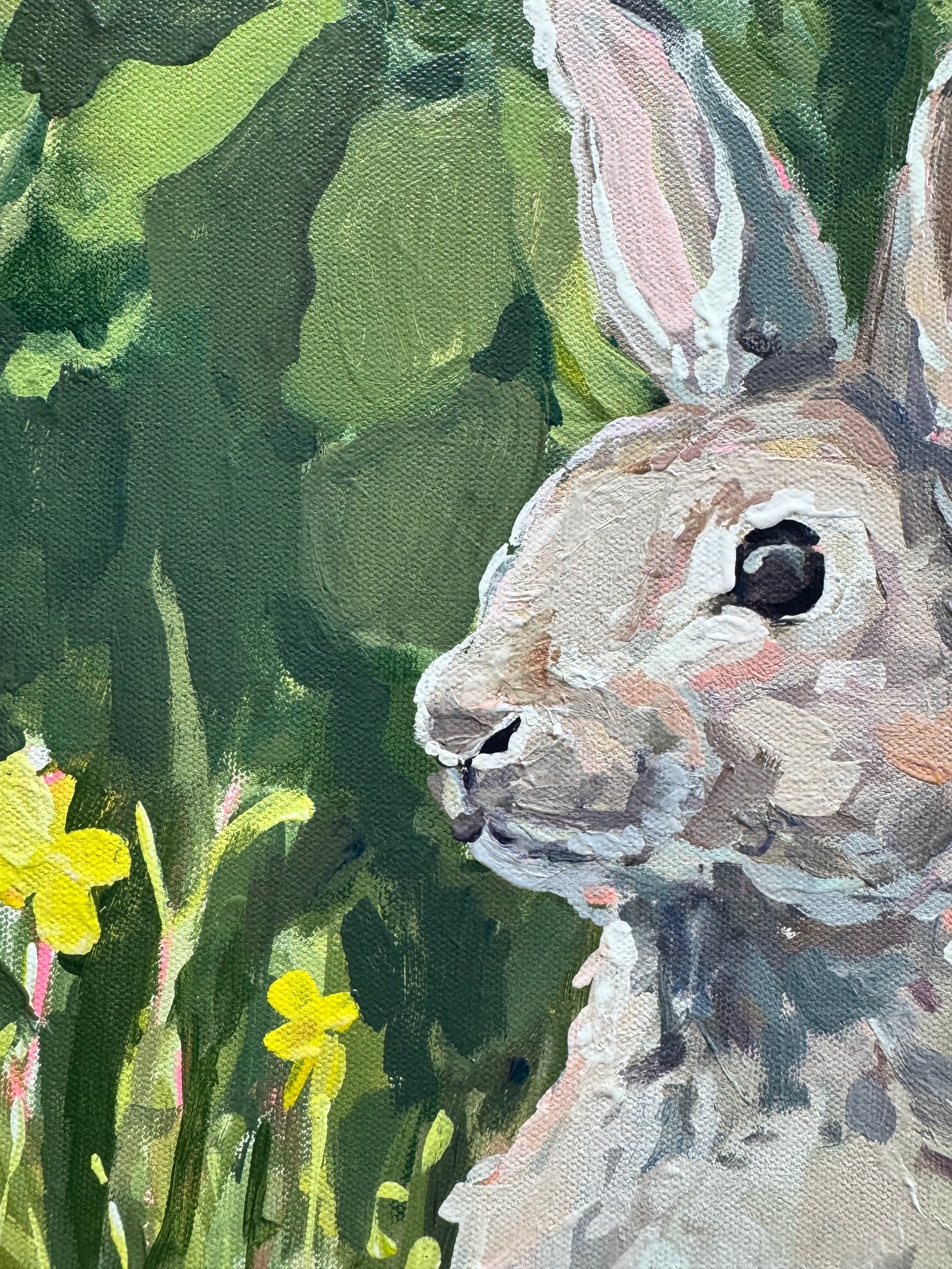 Bunny Painting II by Erin Tapp - 5