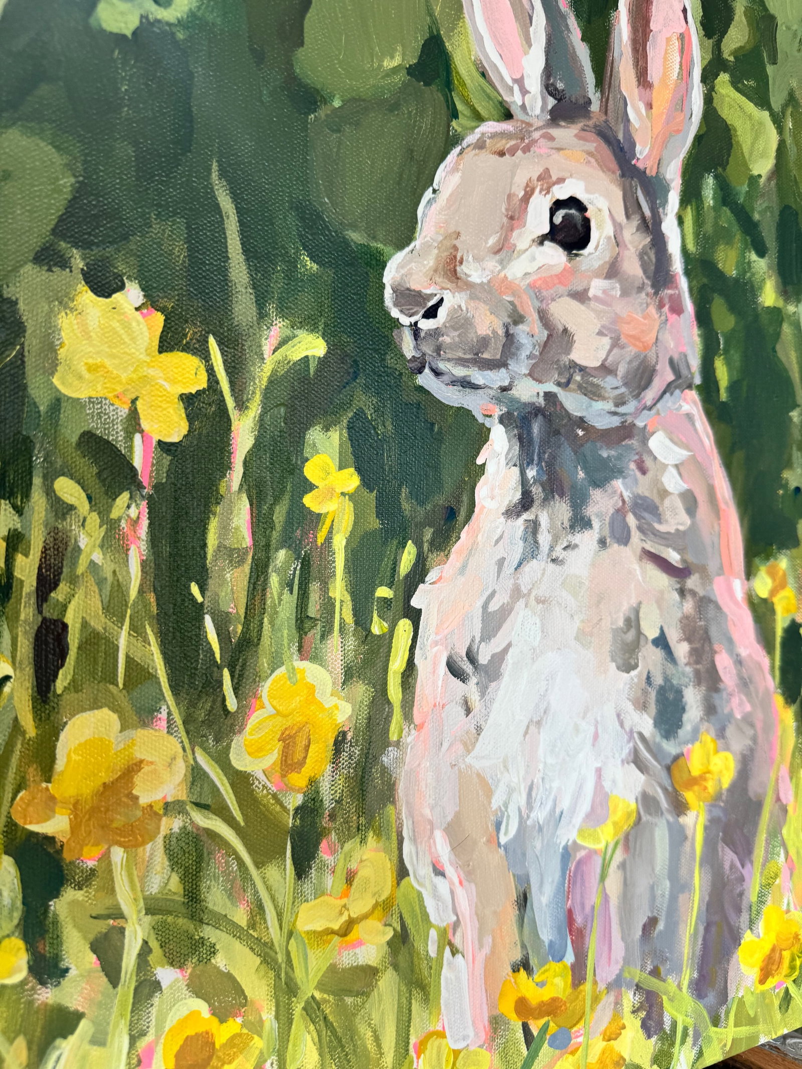 Bunny Painting II by Erin Tapp - 7