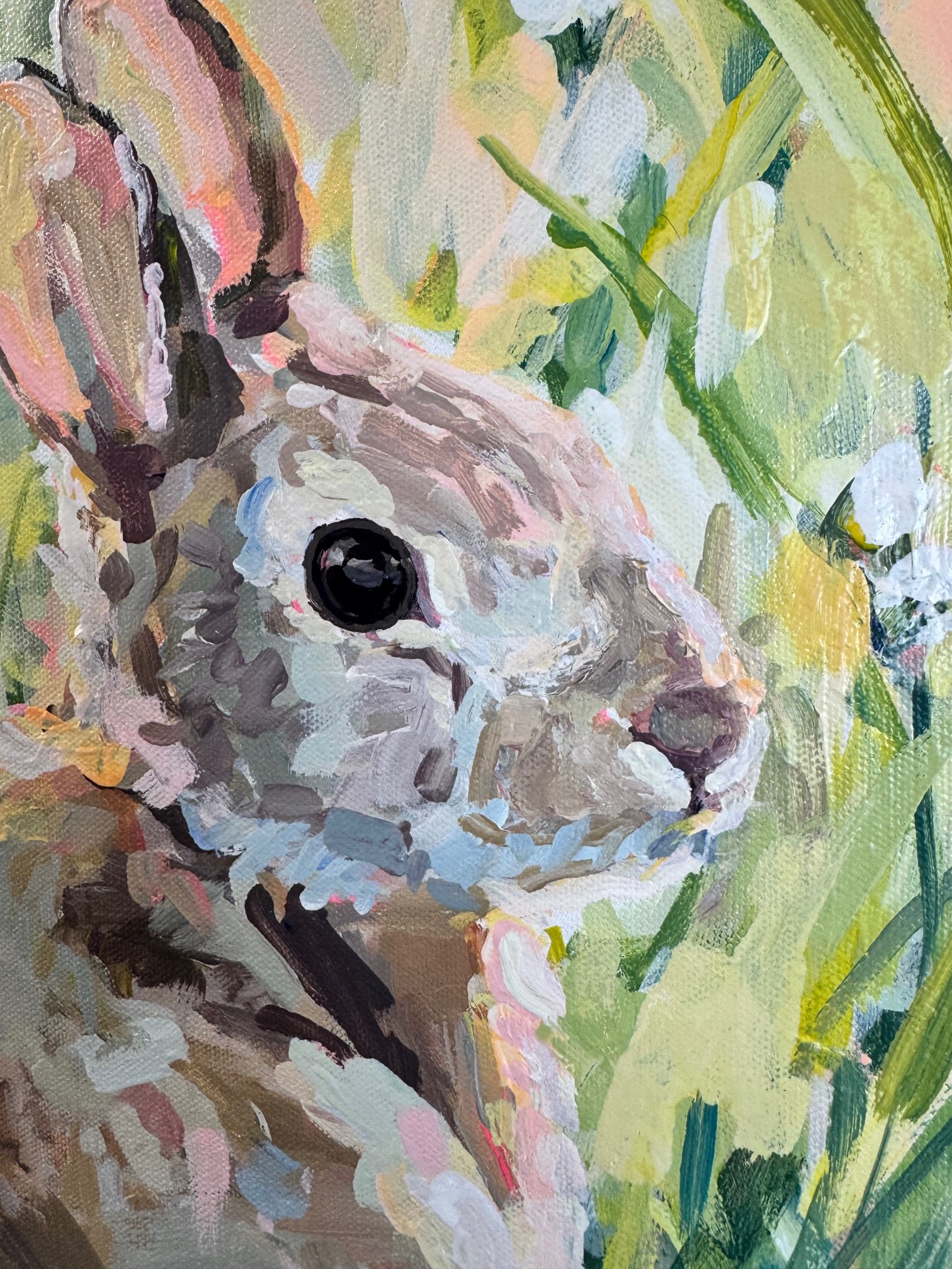 Bunny Painting I by Erin Tapp - 3