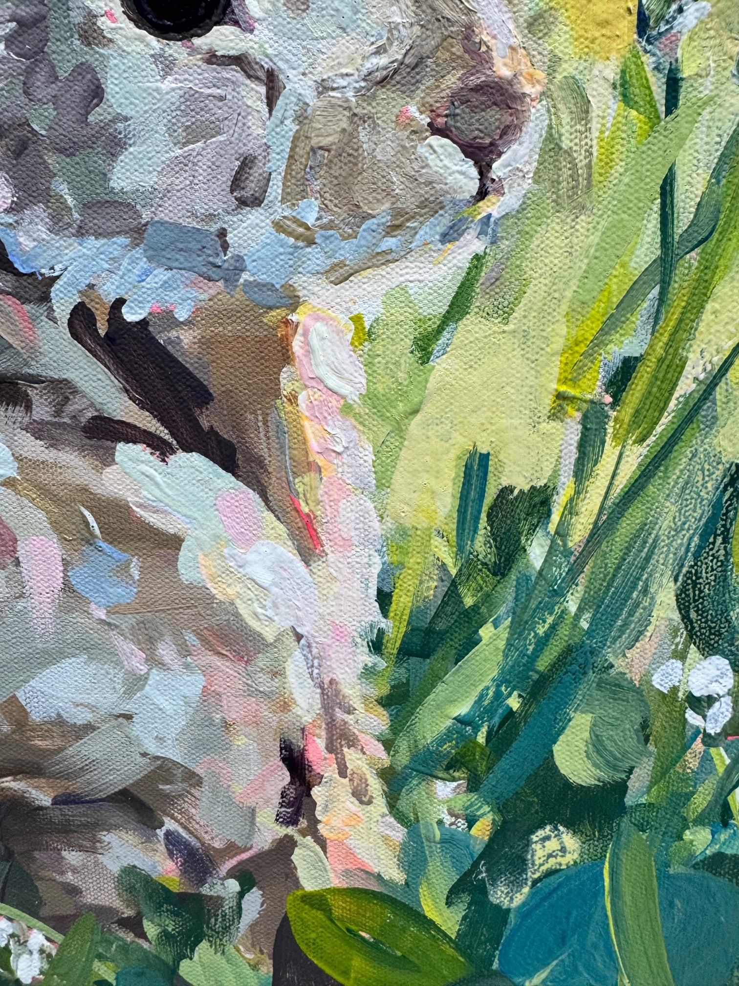 Bunny Painting I by Erin Tapp - 4