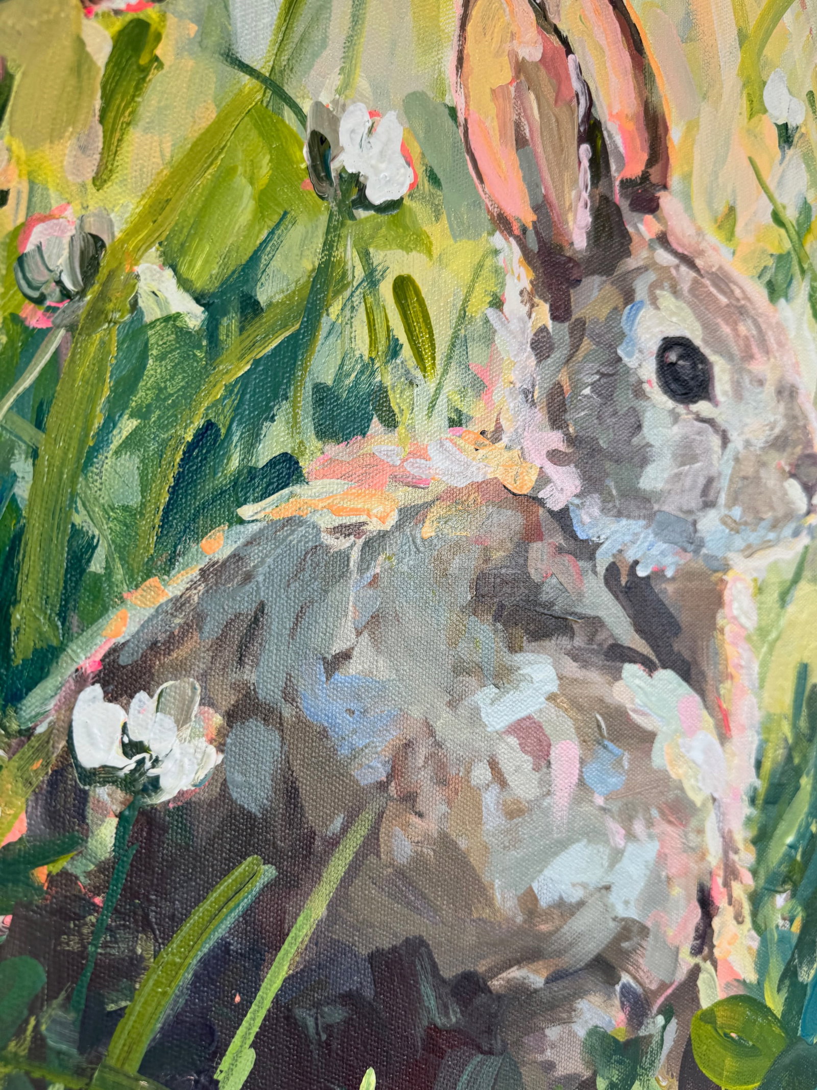 Bunny Painting I by Erin Tapp - 6
