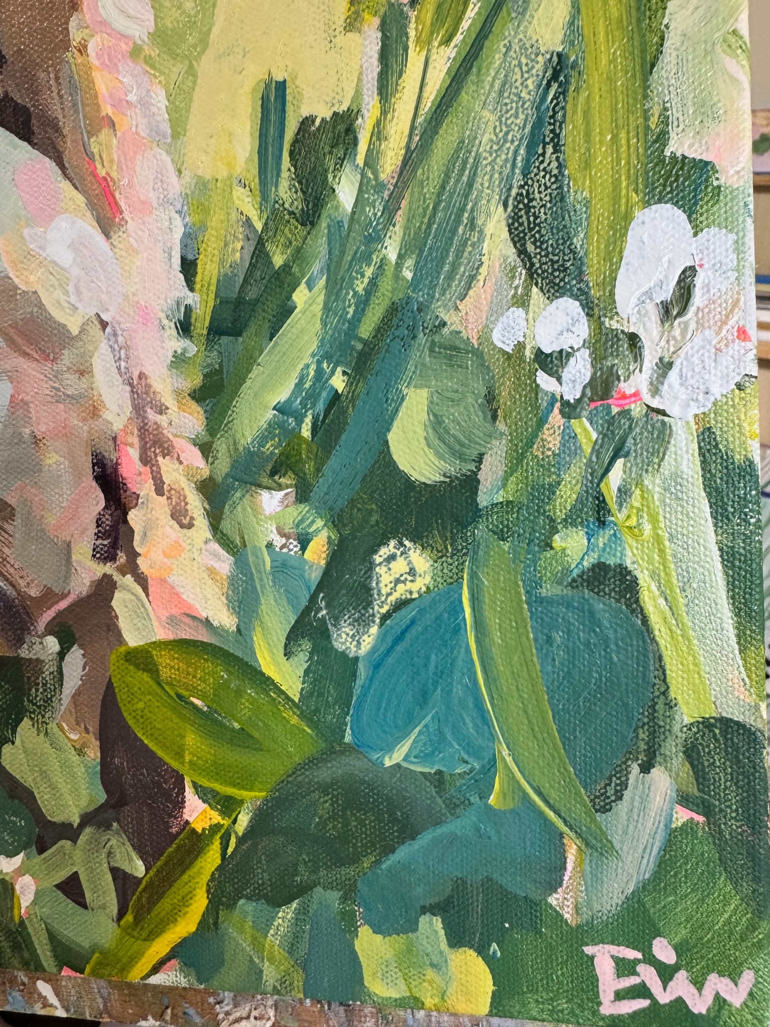 Bunny Painting I by Erin Tapp - 7
